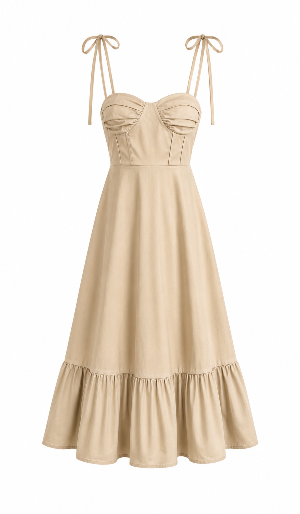 Helen Dress - Μπεζ