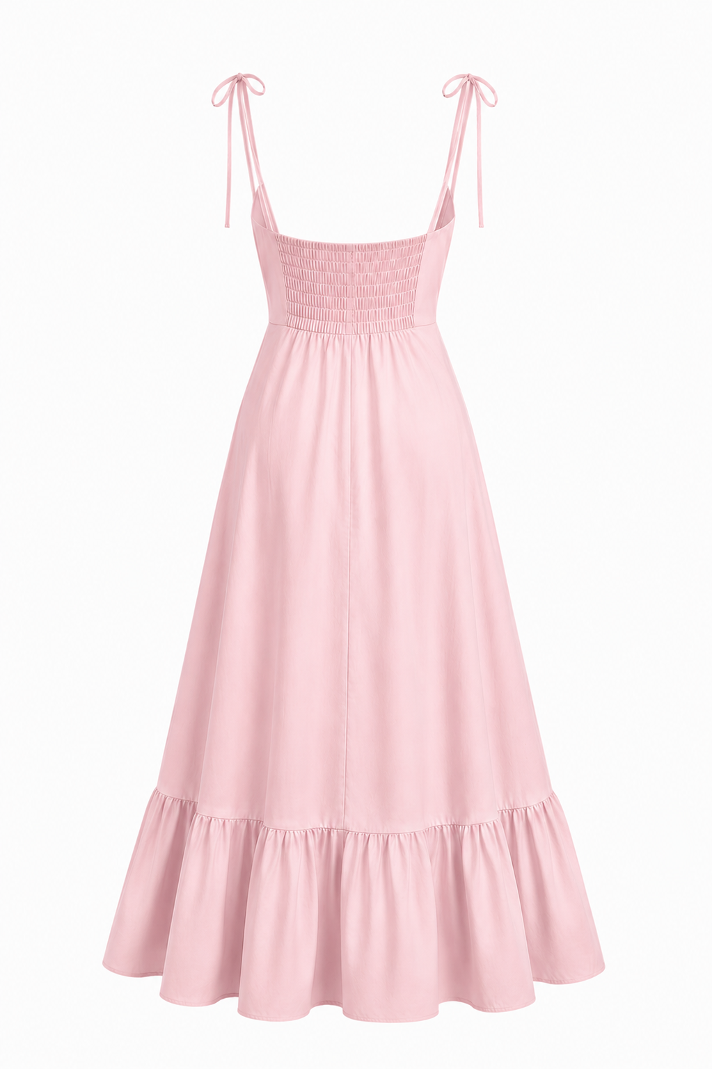 Helen Dress - Ροζ Παλ-thumbmail-3