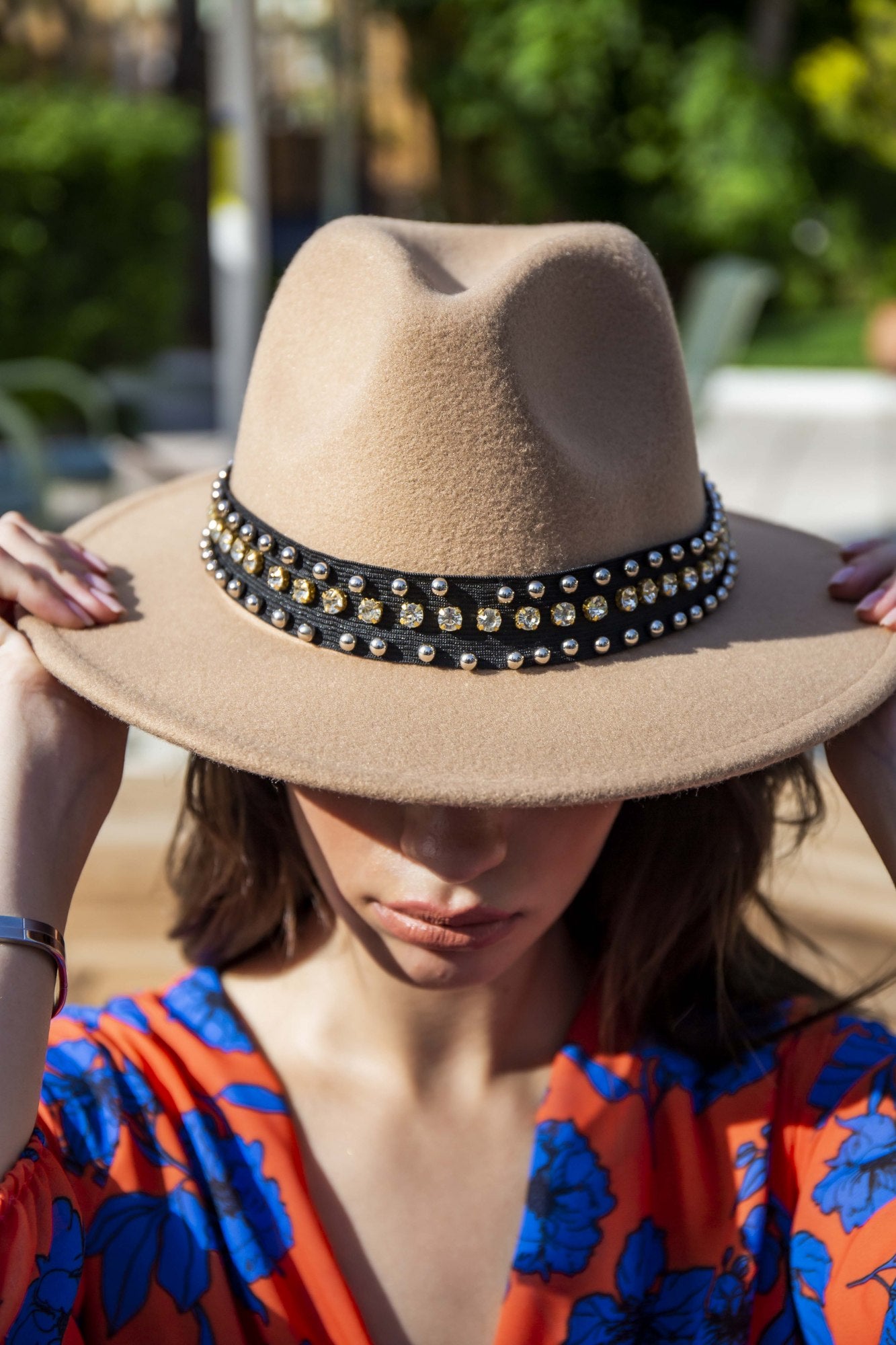 Marlen Hat - Μπεζ-thumbmail-2