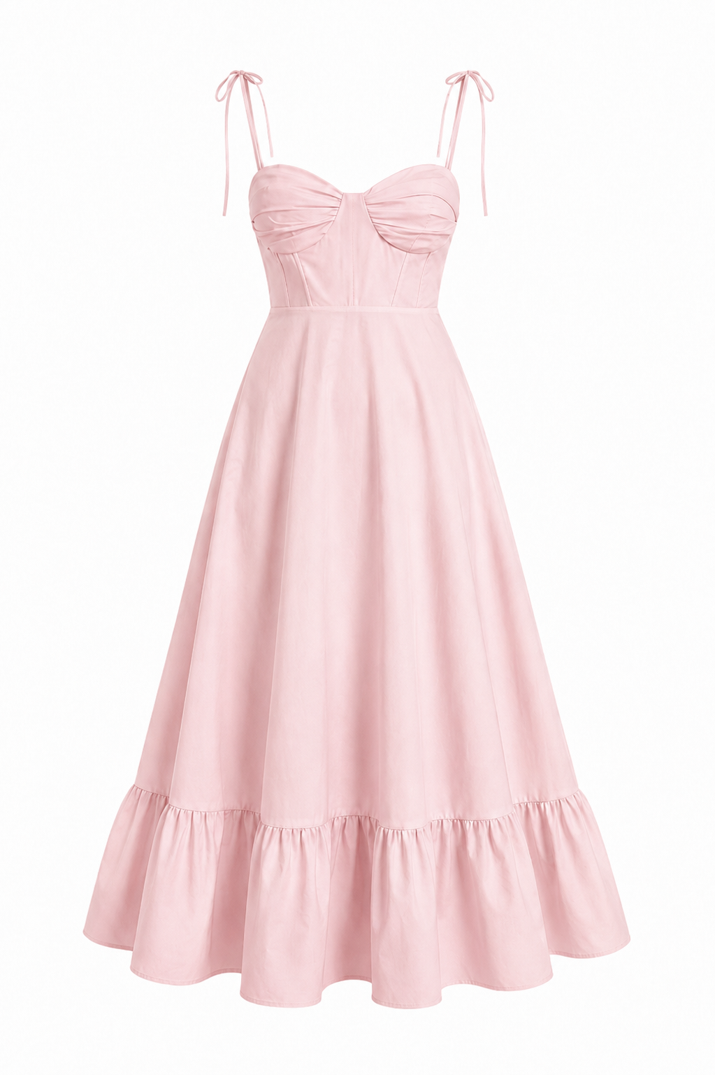 Helen Dress - Ροζ Παλ-thumbmail-2