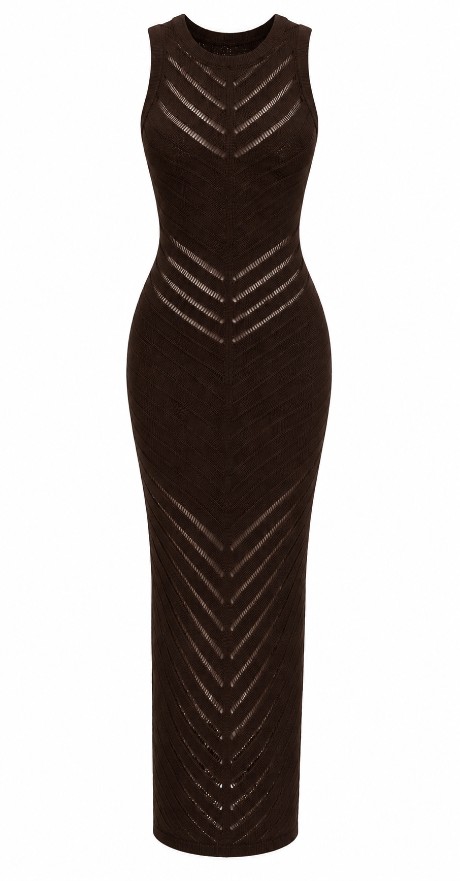 Corina Dress - Καφέ