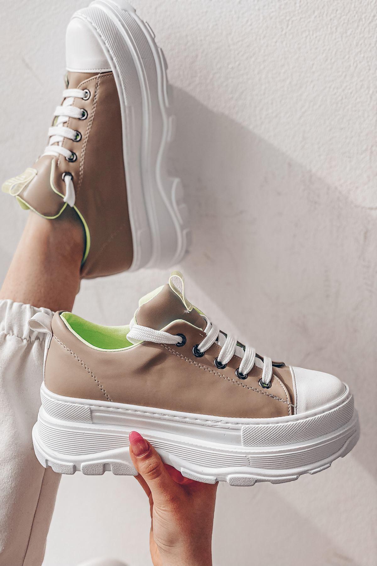 Olivia Sneakers - Μπεζ-thumbmail-3