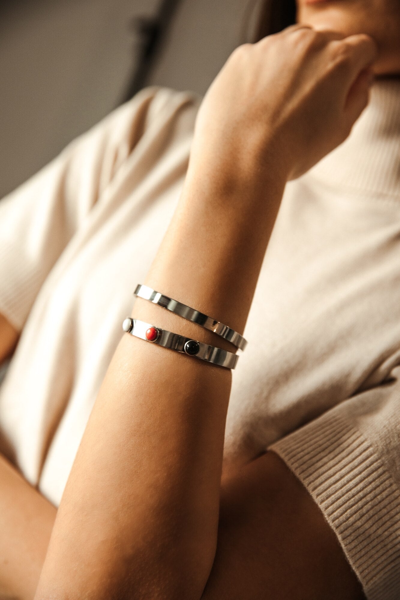 Axelle Bracelet - Ασημί-thumbmail-4