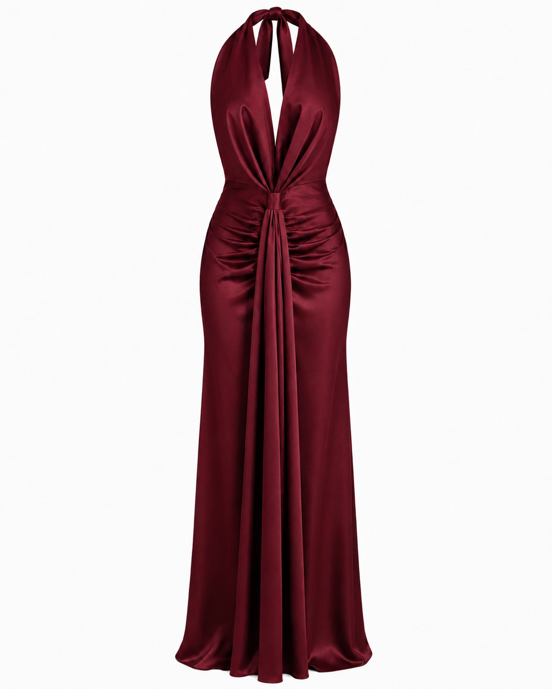 Deborah Dress - Μπορντώ-thumbmail-3