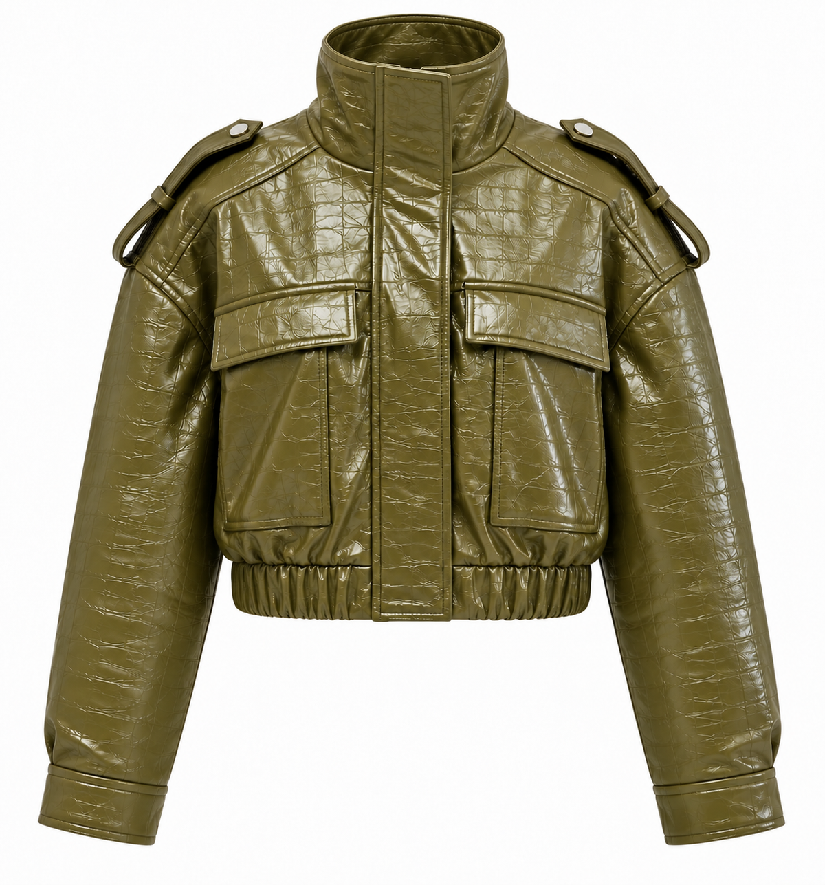 Elona Jacket - Λαδί-thumbmail-1