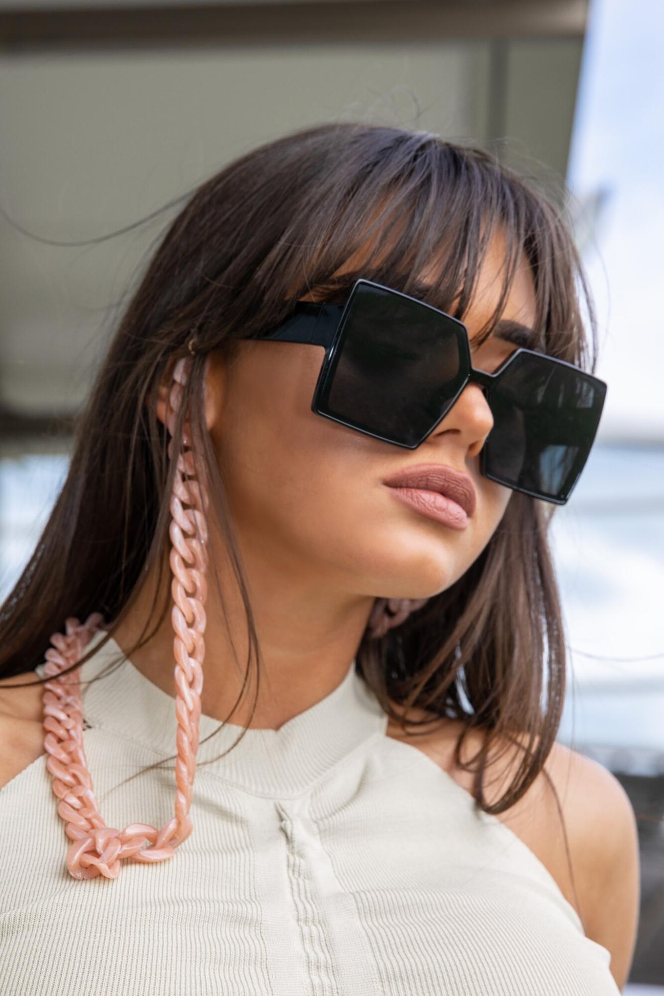 Salina Chain Sunglasses - Σομόν