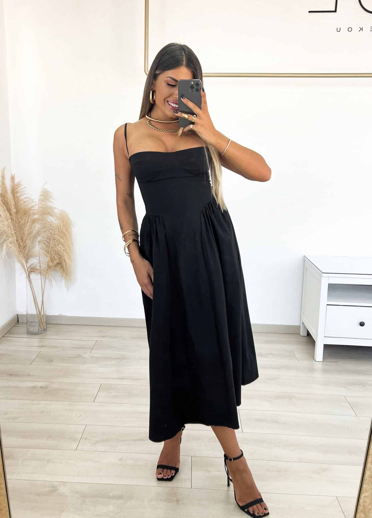 Marilyn Dress - Μαύρο
