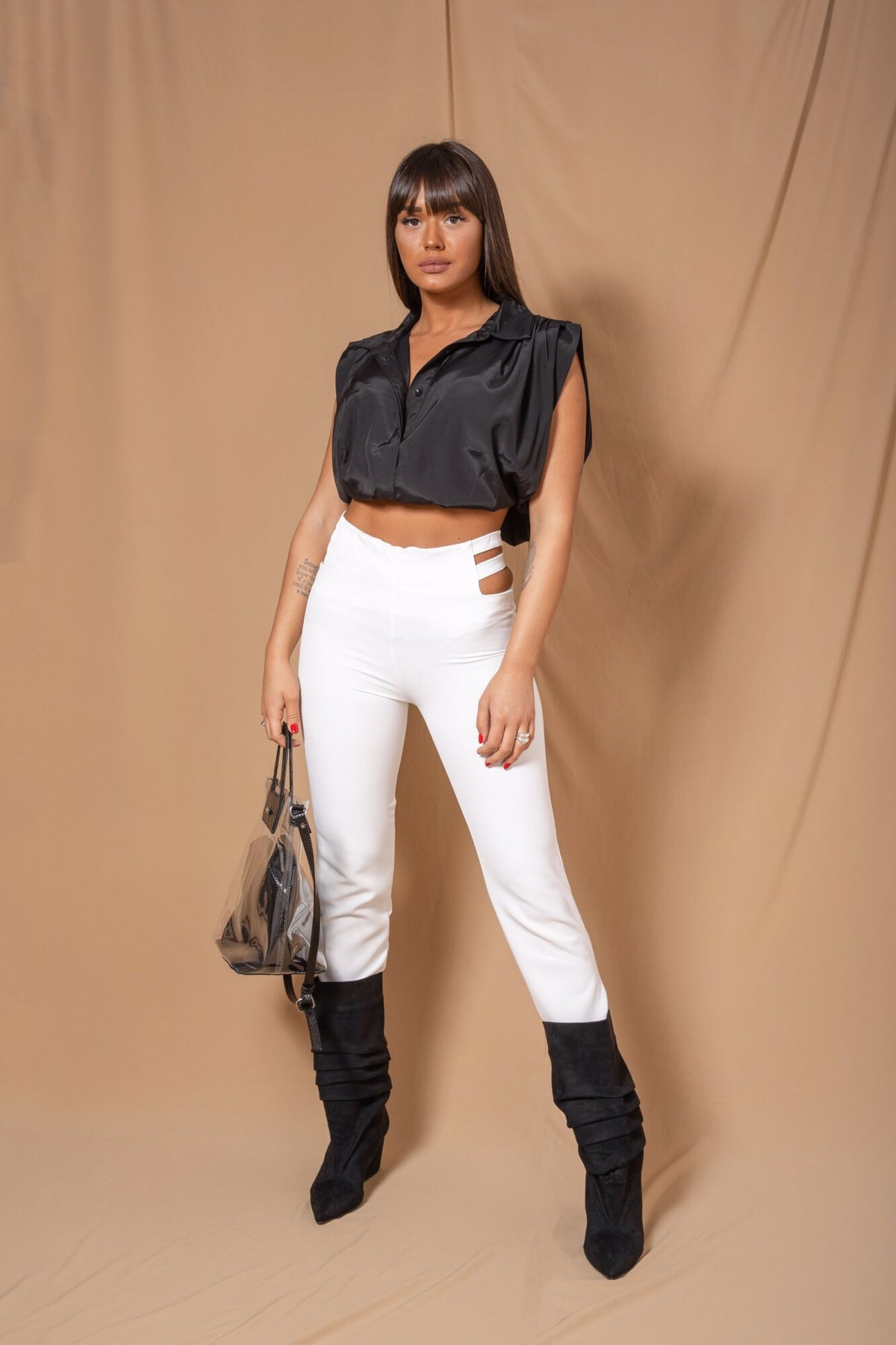 Raisa Pants - Λευκό