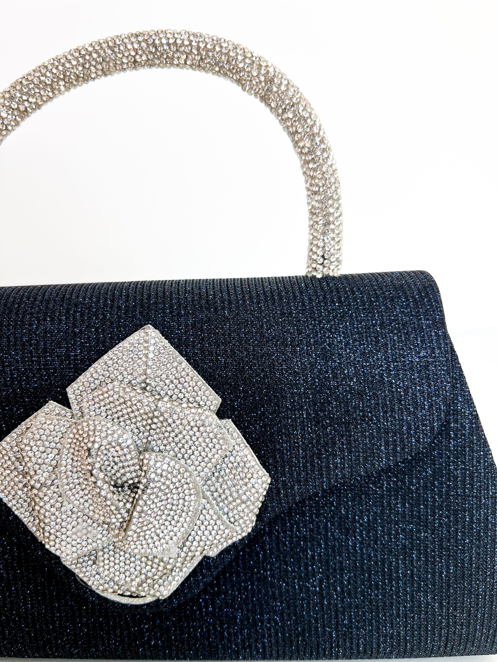 Flower Bag - Μπλε Σκούρο-thumbmail-3