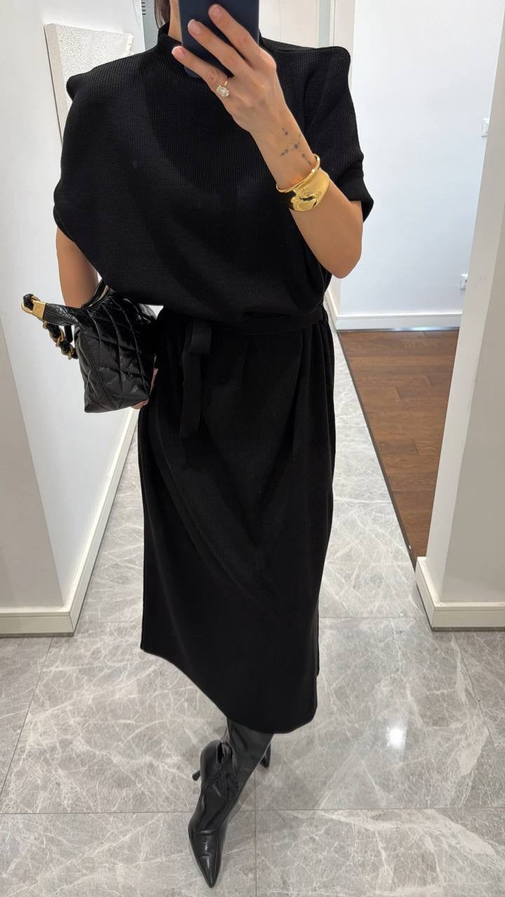 Tessa Dress - Μαύρο-thumbmail-3