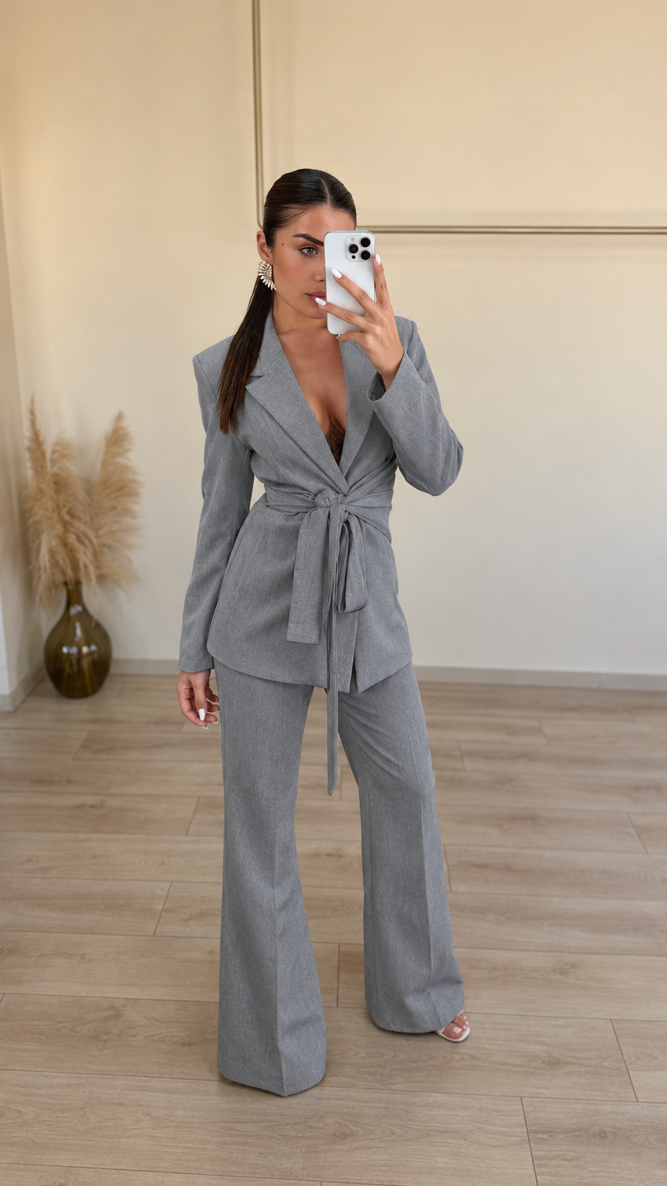 Caroline Set - Γκρι-thumbmail-2