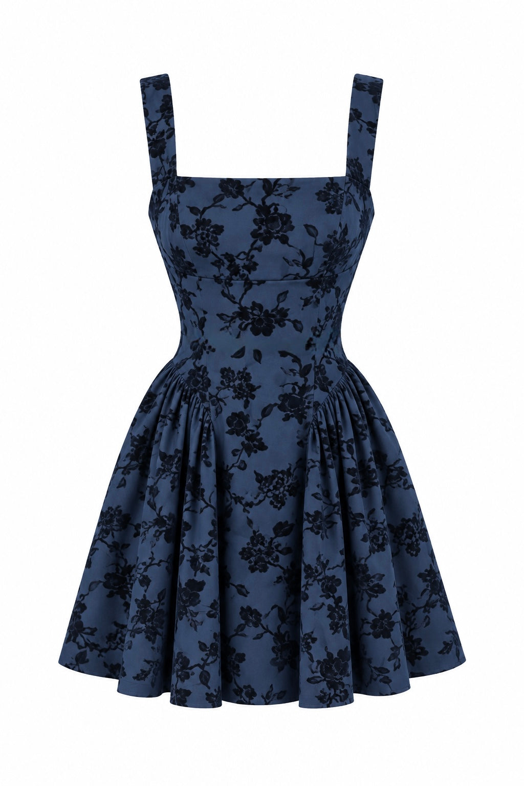 Chrysa Dress - Μπλε-thumbmail-1