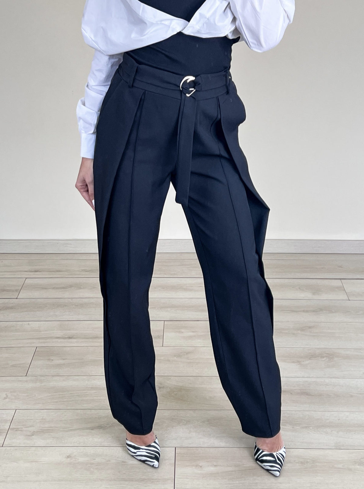 Office Pants - Μαύρο-thumbmail-2