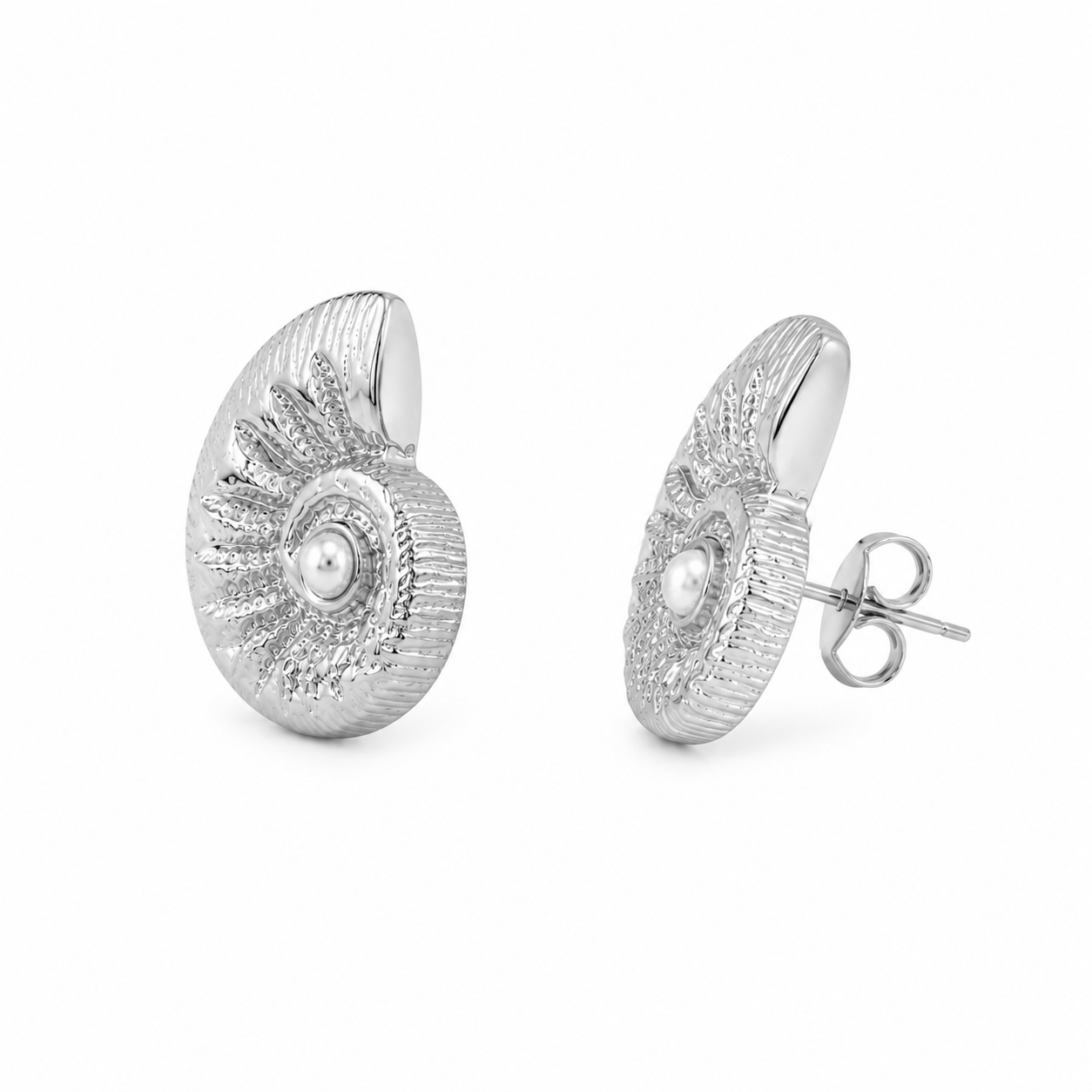 Seastar Earrings - Ασημί
