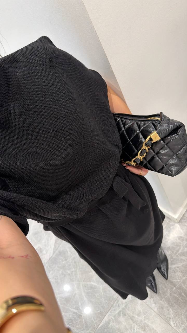 Tessa Dress - Μαύρο-thumbmail-2