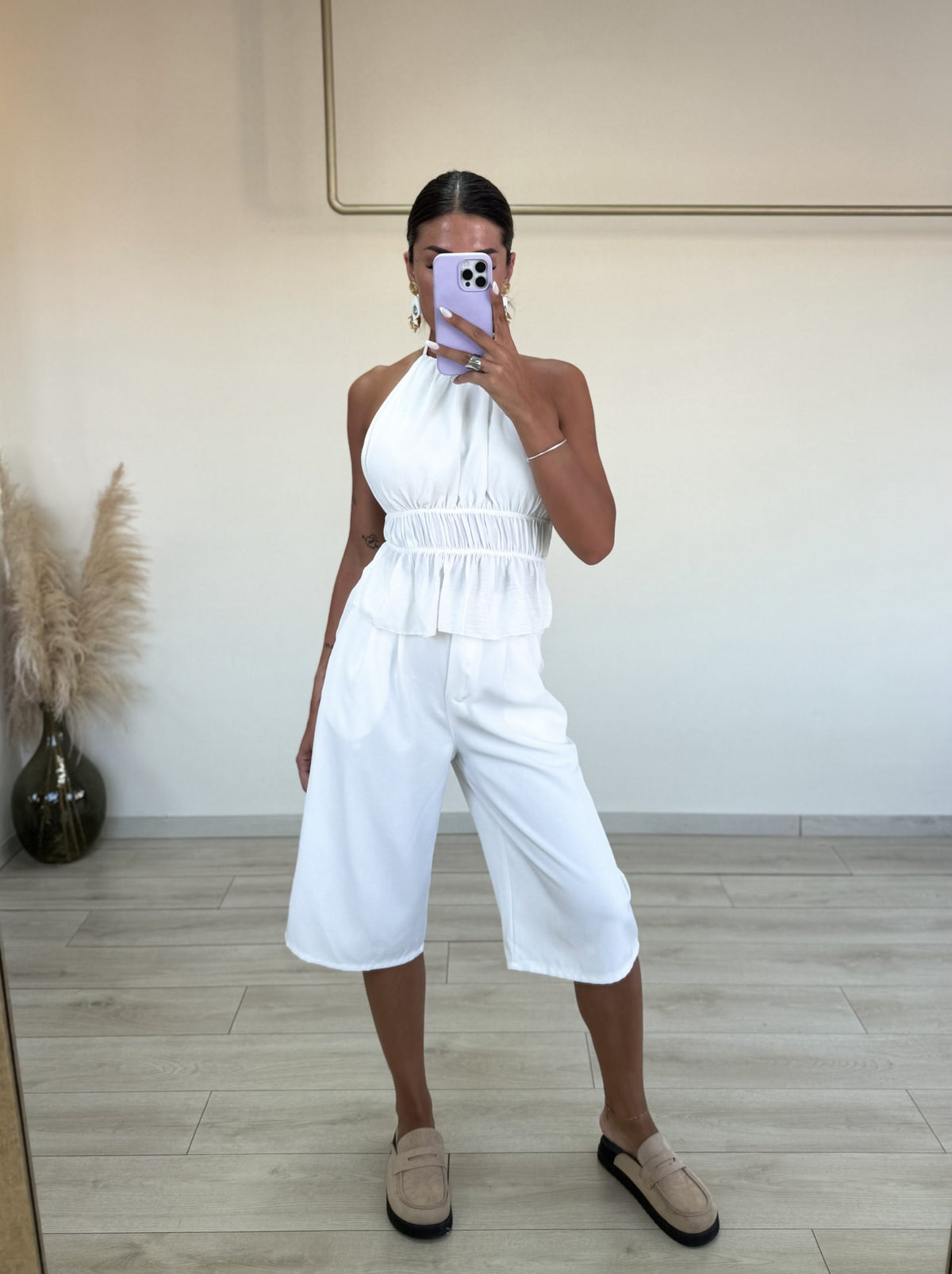 Rene Shorts - Λευκό-thumbmail-3
