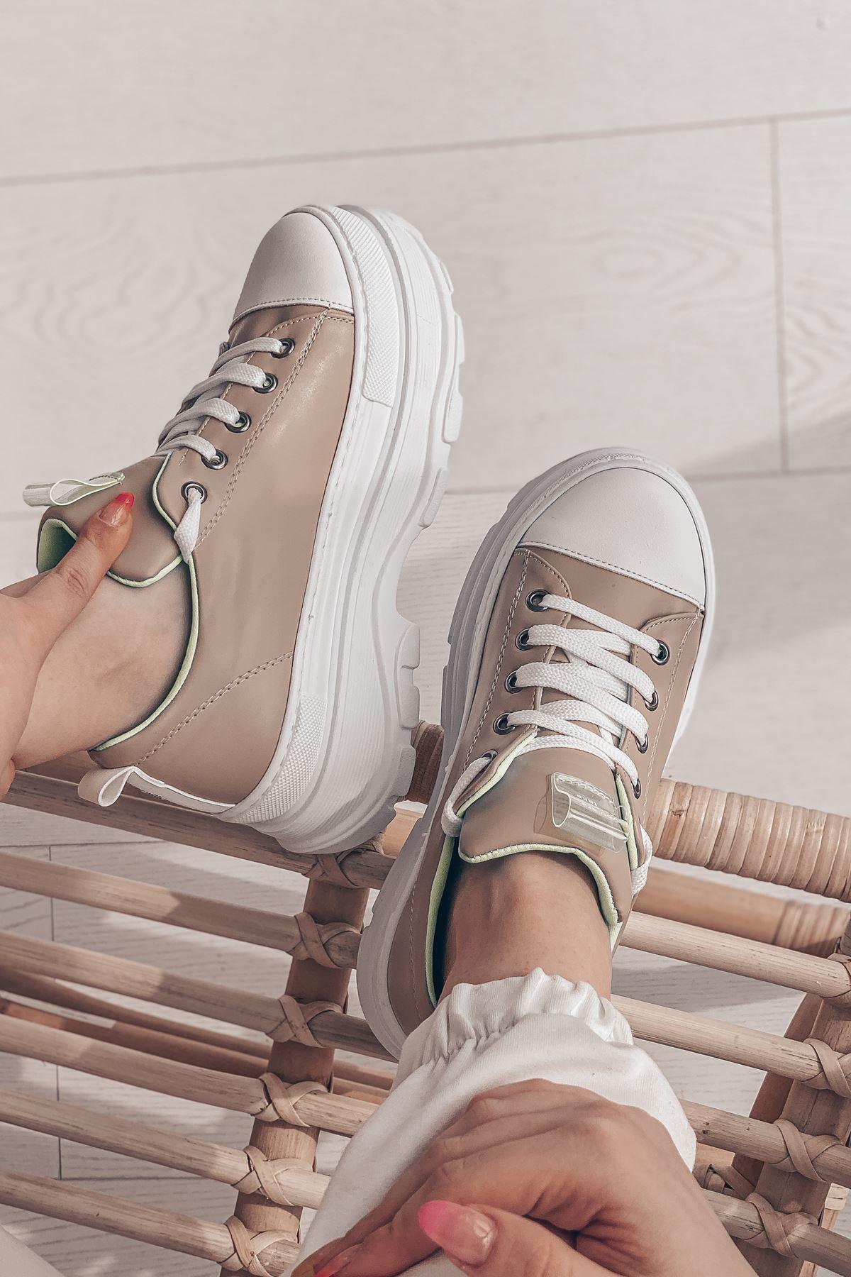 Olivia Sneakers - Μπεζ-thumbmail-5
