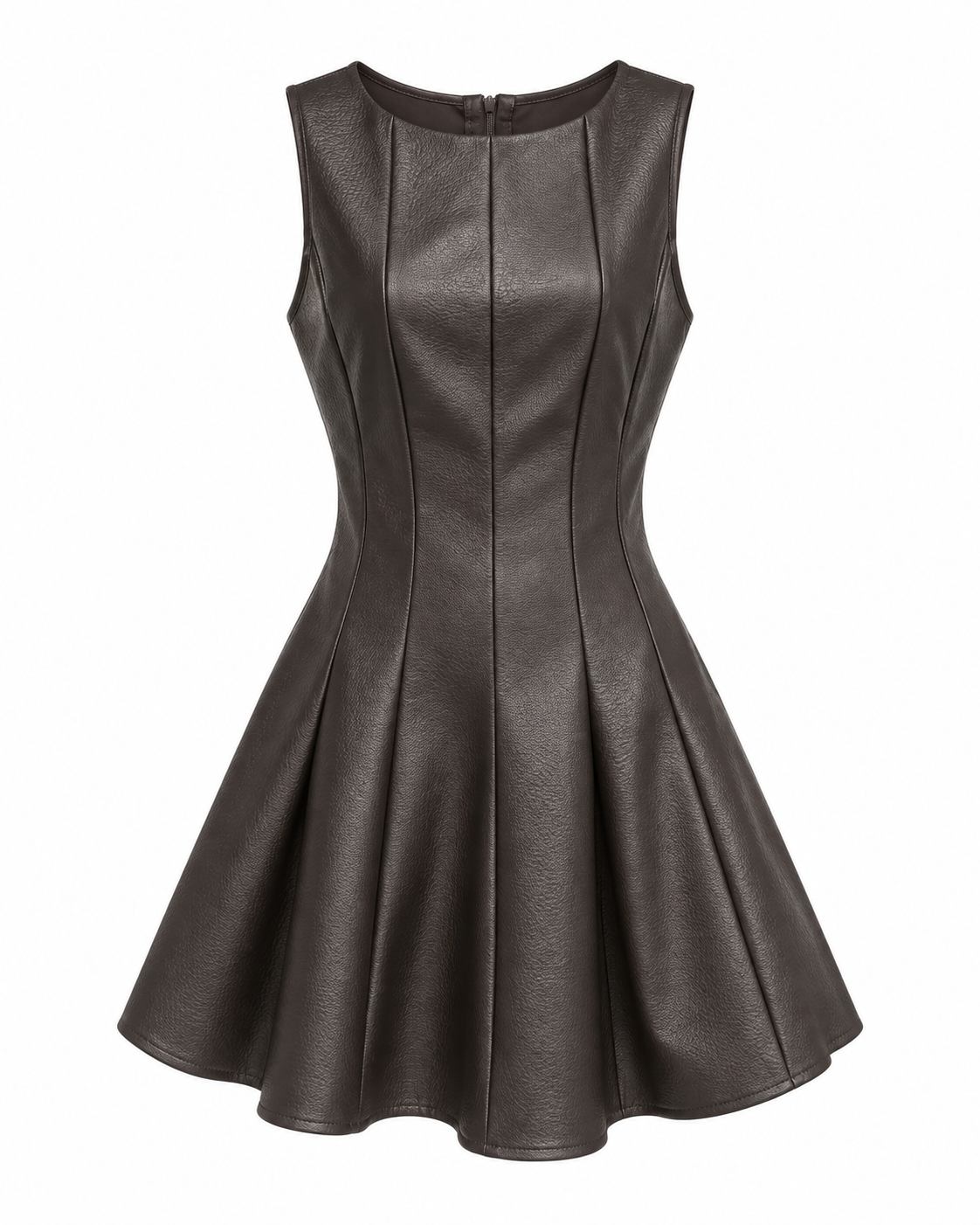 Aneli Dress - Καφέ-thumbmail-1