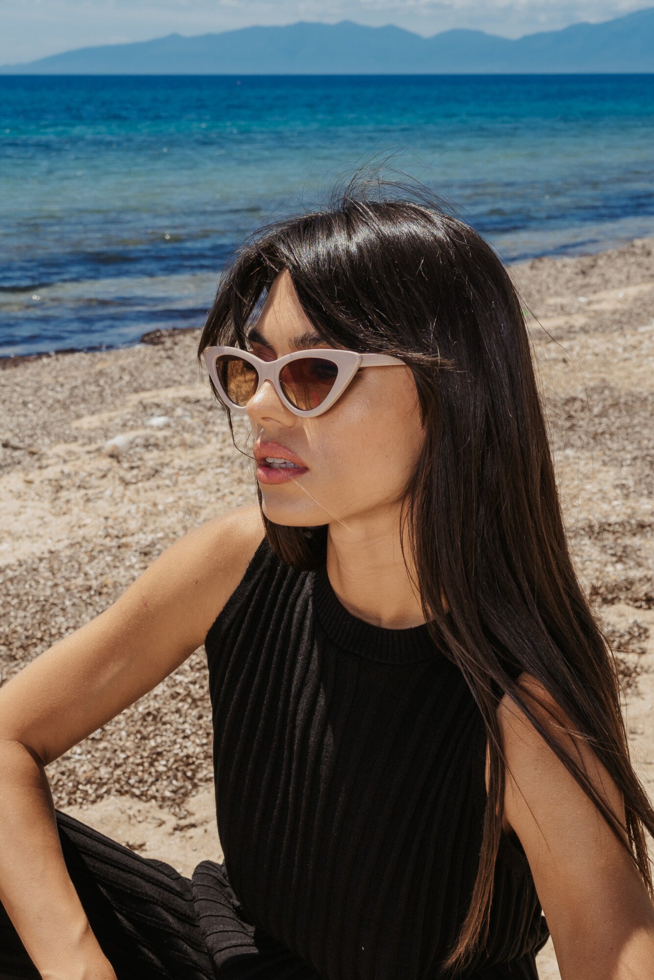 Ellie Sunglasses - Μπεζ-thumbmail-3