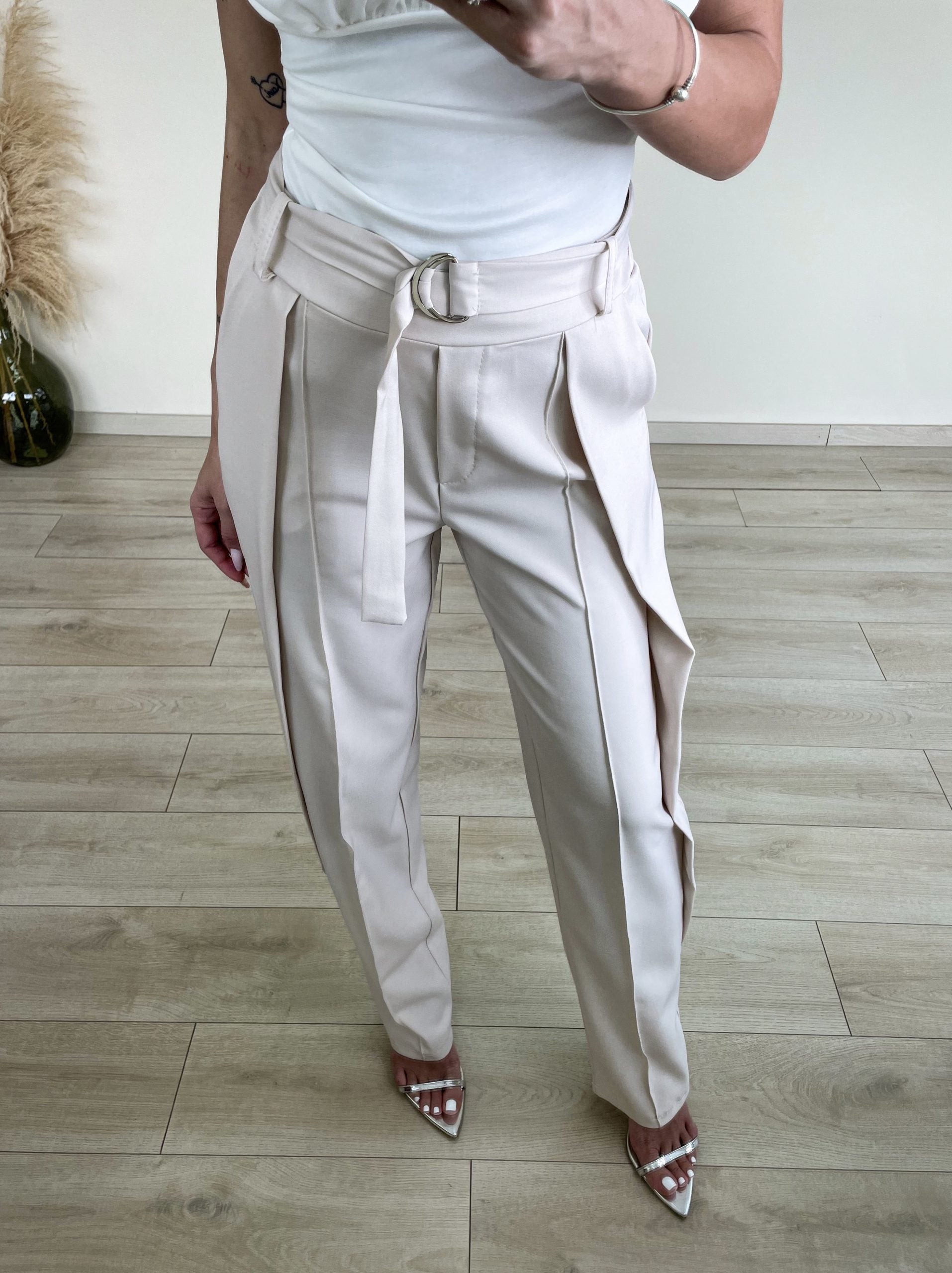 Office Pants - Μπεζ-thumbmail-3