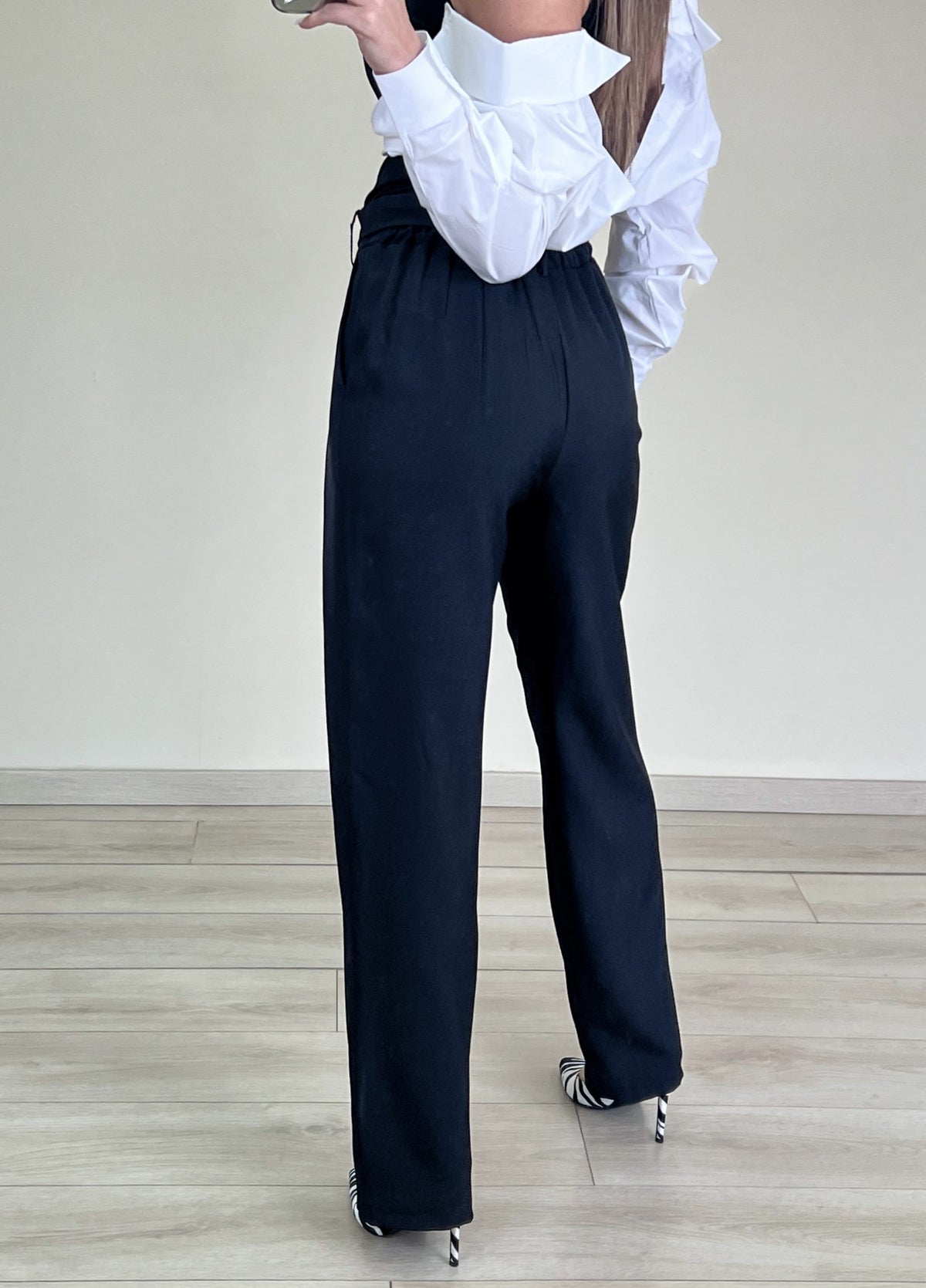 Office Pants - Μαύρο-thumbmail-3