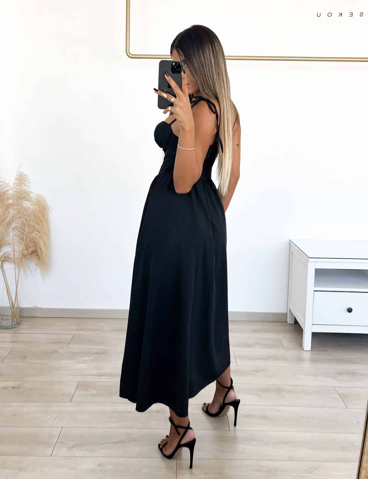 Rony Dress - Μαύρο-thumbmail-4