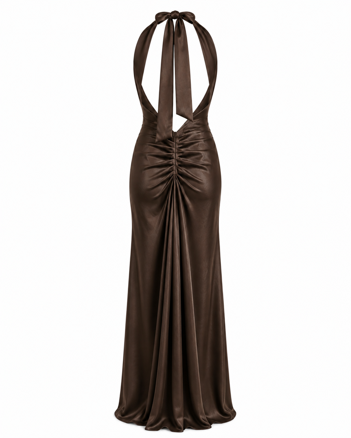 Deborah Dress - Καφέ-thumbmail-2