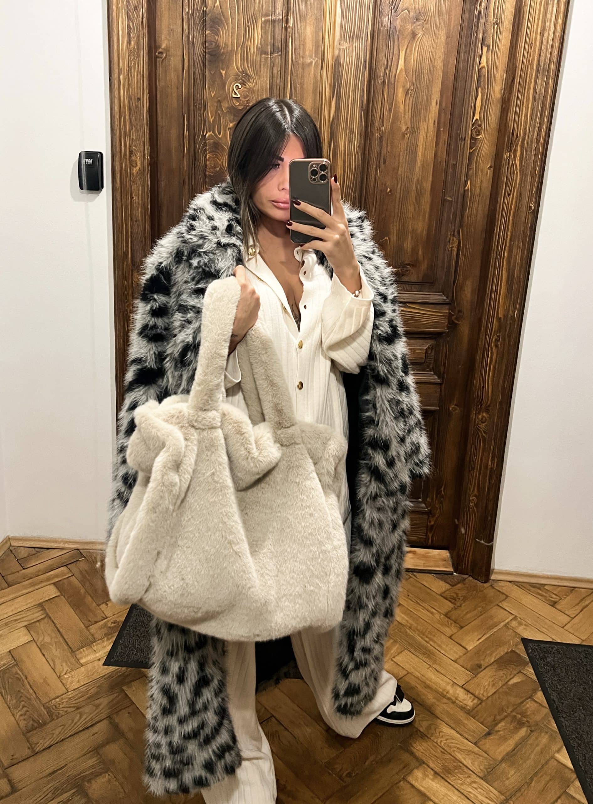 Fluffy Bag - Μαύρο-thumbmail-2