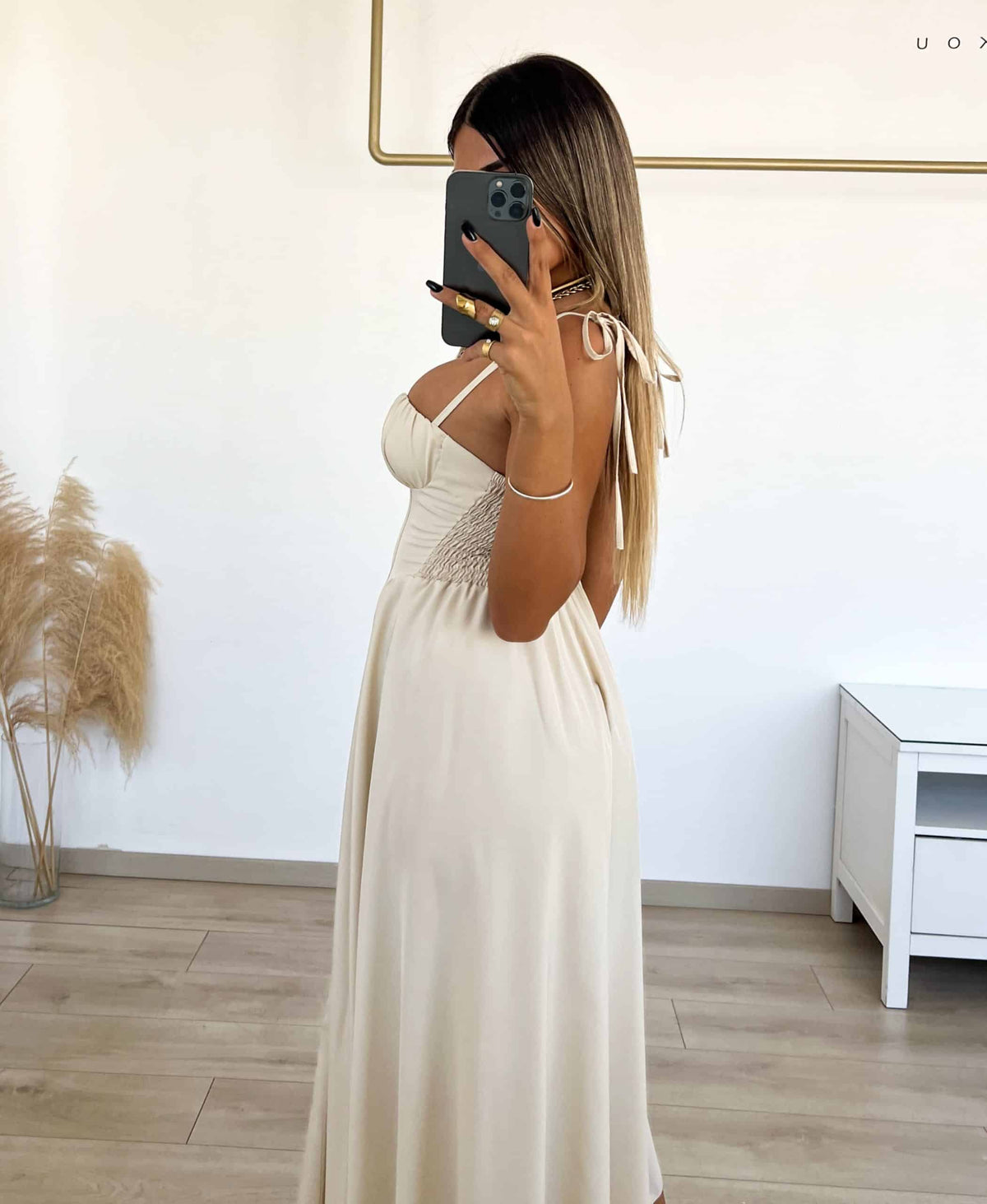 Rony Dress - Μπεζ-thumbmail-4