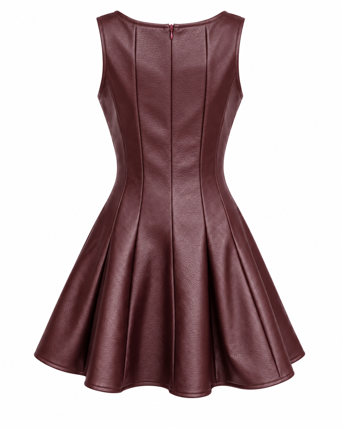 Aneli Dress - Μπορντώ-thumbmail-3