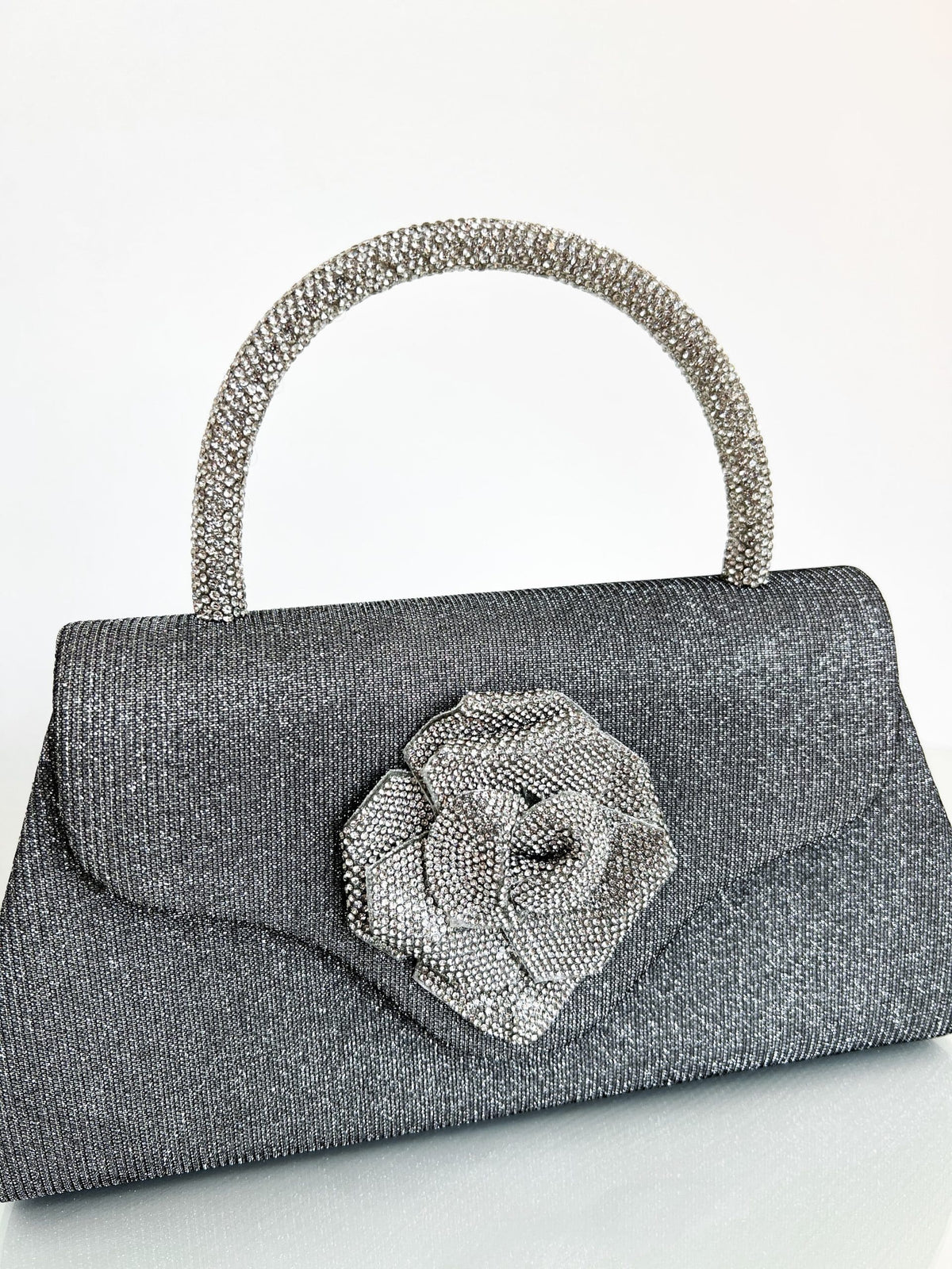 Flower Bag - Ασημί