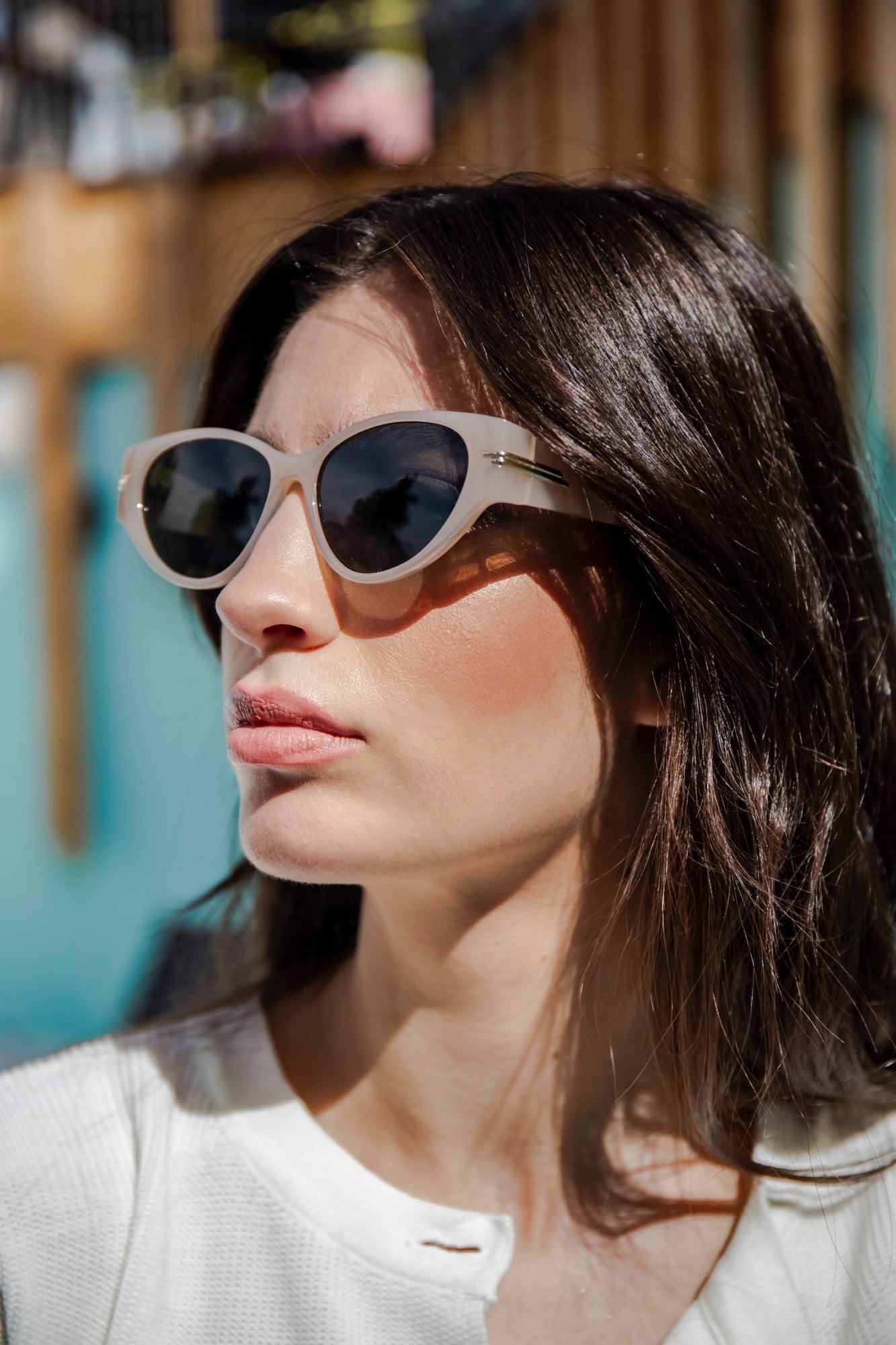 Brinda Sunglasses - Μπεζ