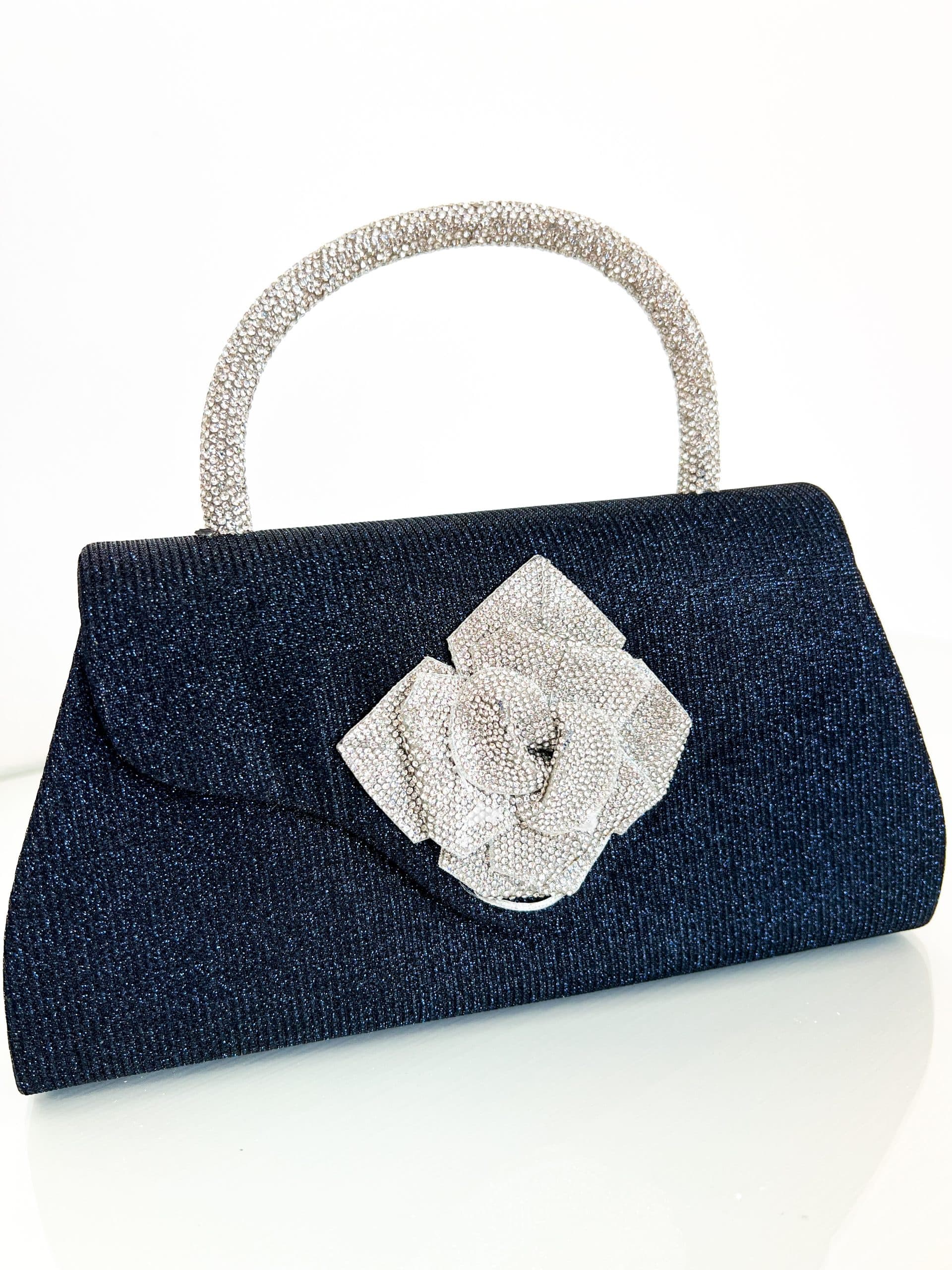 Flower Bag - Μπλε Σκούρο-thumbmail-2