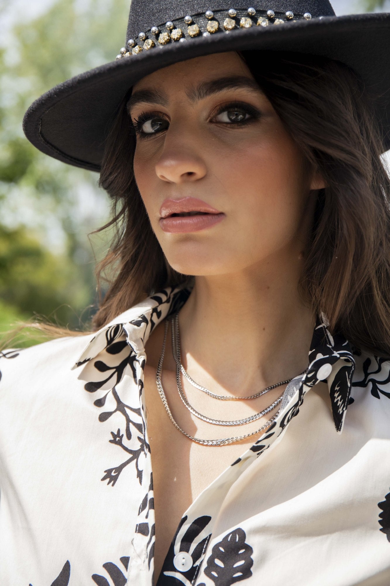 Eléonore Necklace - Ασημί-thumbmail-2