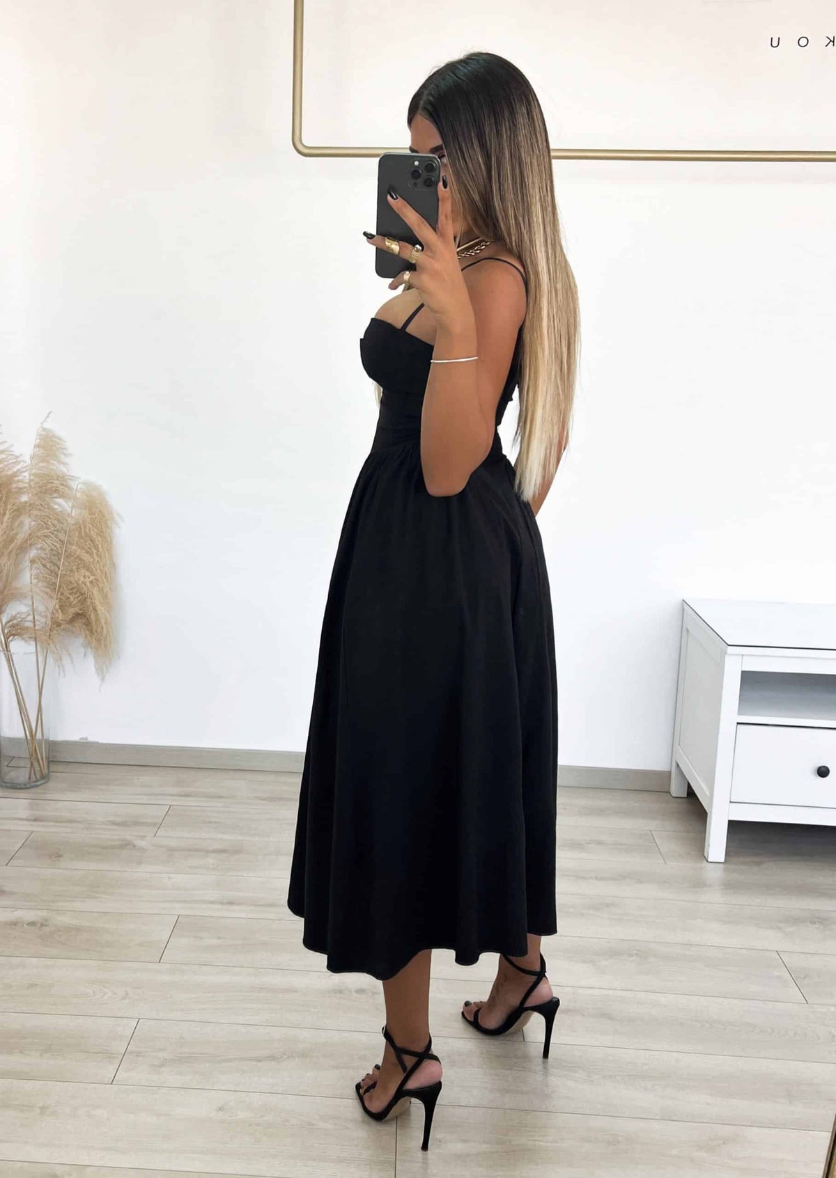 Marilyn Dress - Μαύρο-thumbmail-4