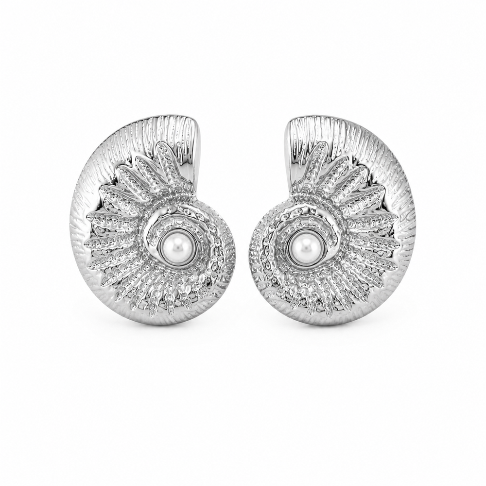 Seastar Earrings - Ασημί