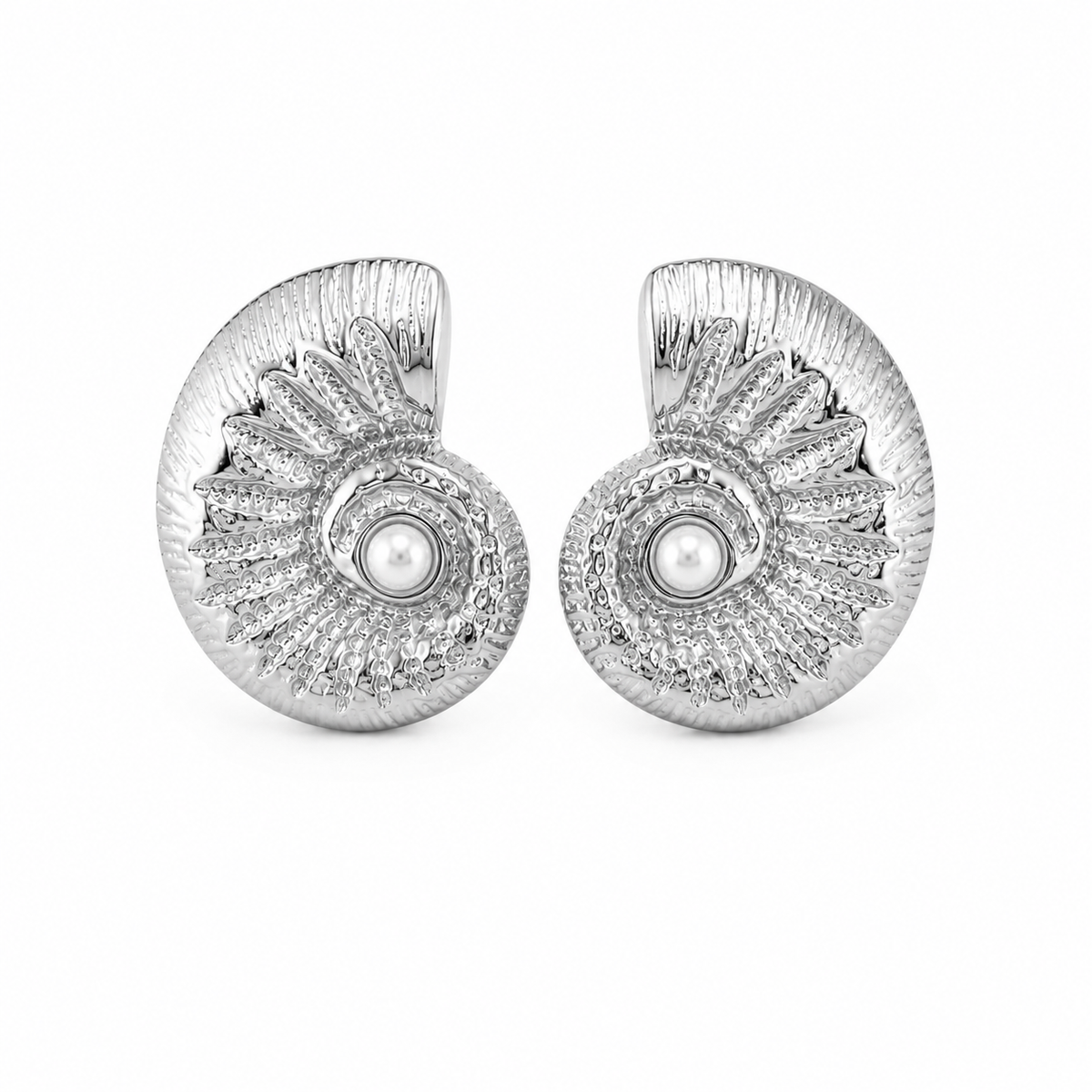Seastar Earrings - Ασημί