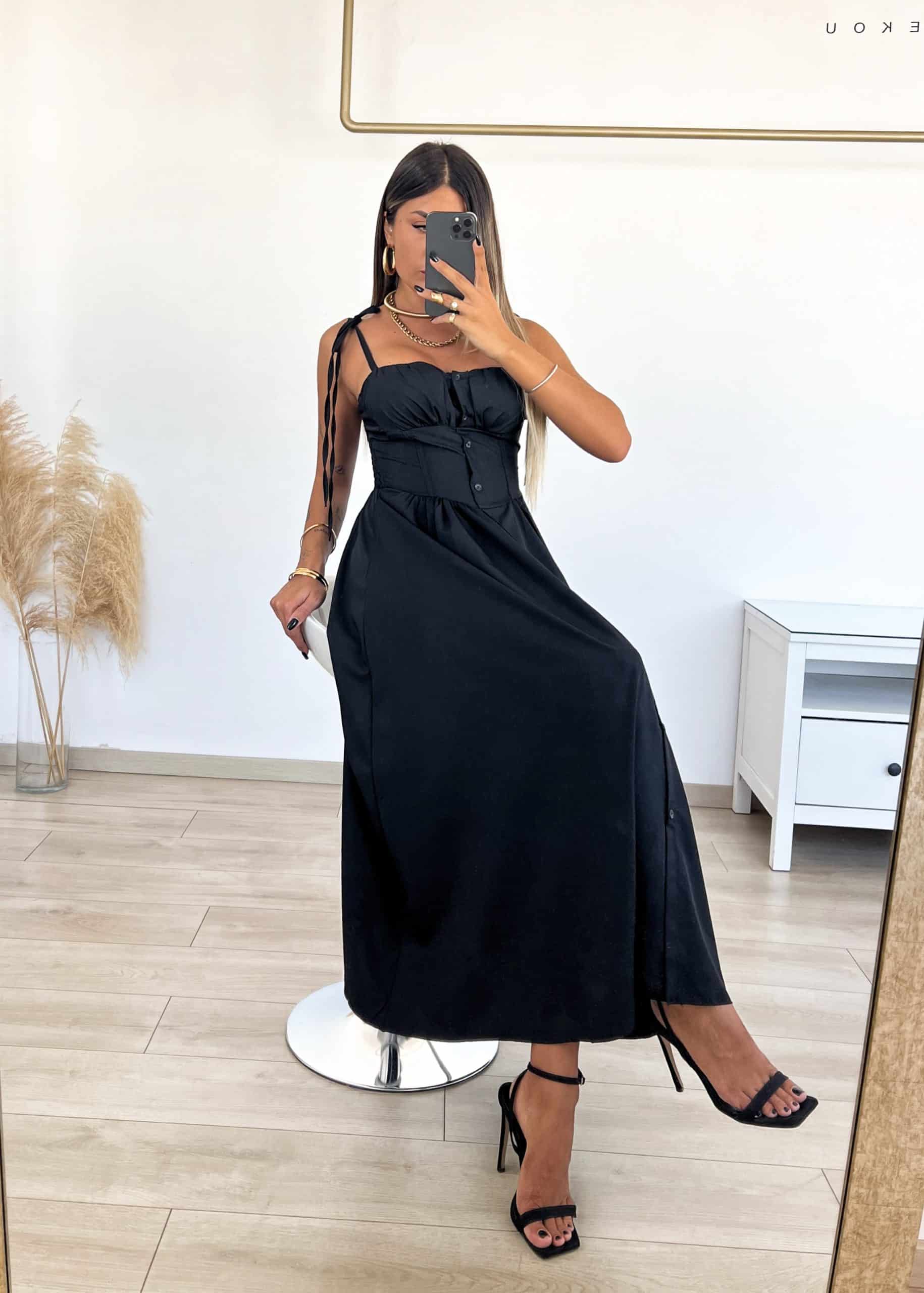 Rony Dress - Μαύρο