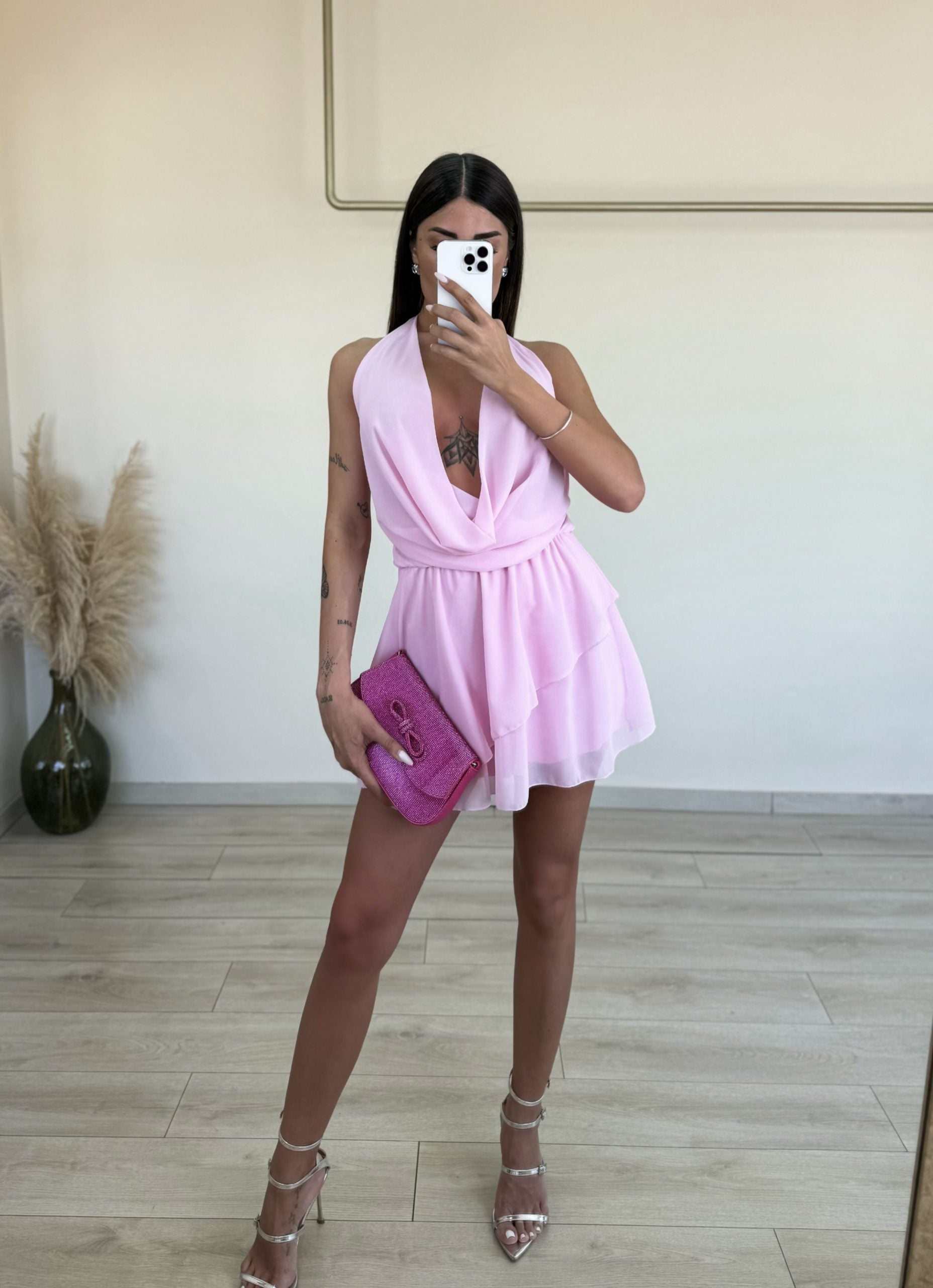 Amelia Dress - Ροζ