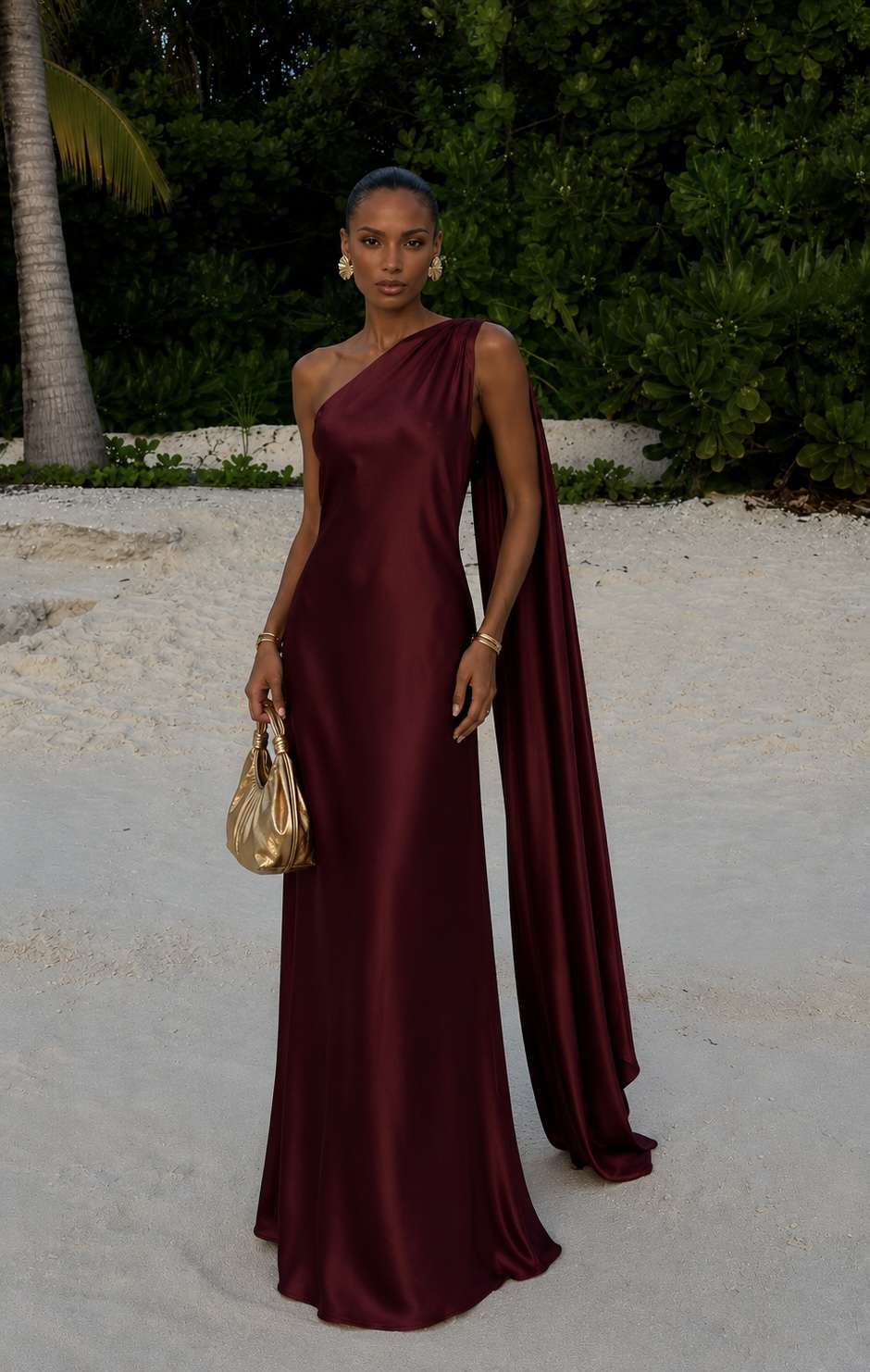 Gella Dress - Μπορντώ