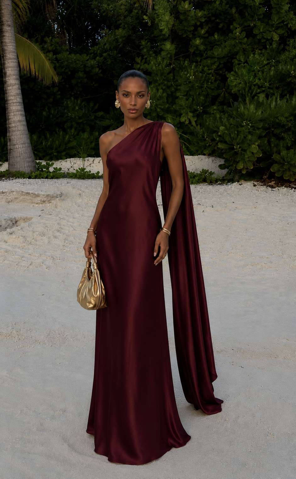 Gella Dress - Μπορντώ