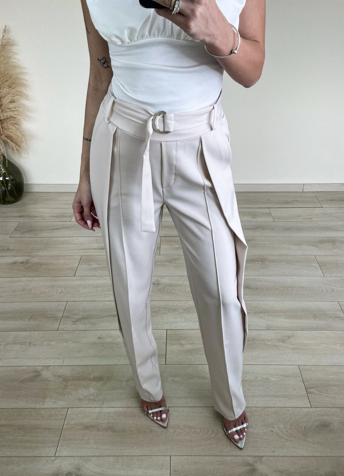 Office Pants - Μπεζ
