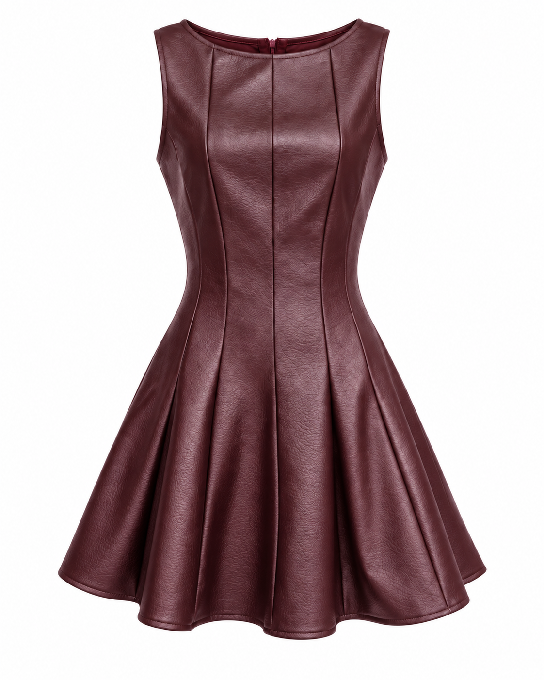 Aneli Dress - Μπορντώ-thumbmail-2