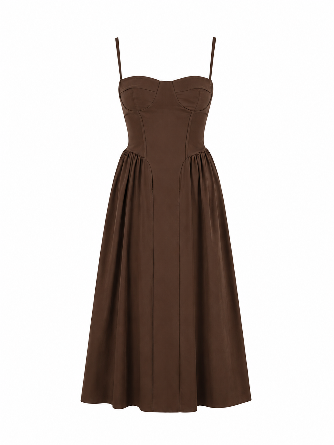 Marilyn Dress - Καφέ