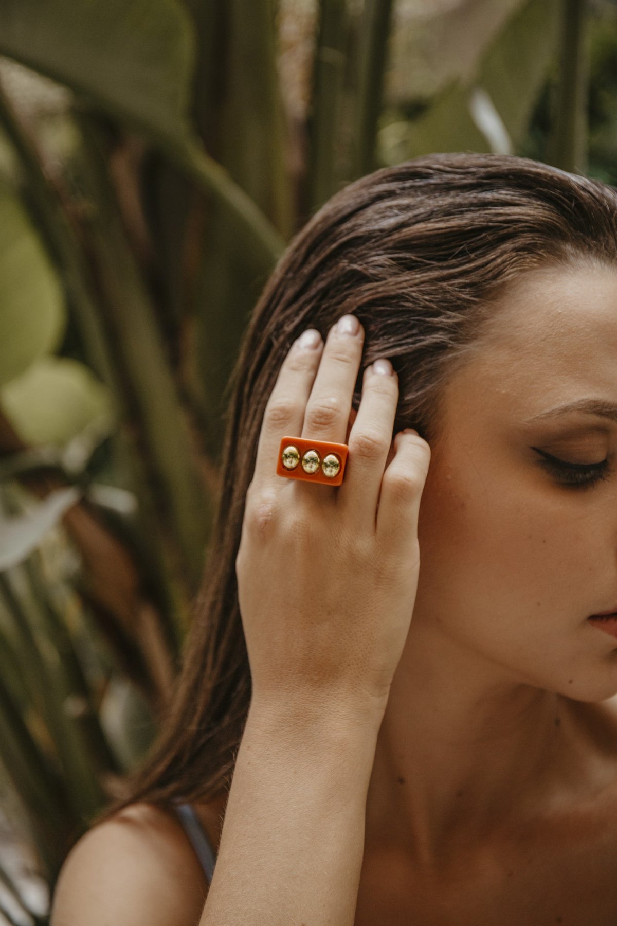 Molly Ring - Πορτοκαλί-thumbmail-2