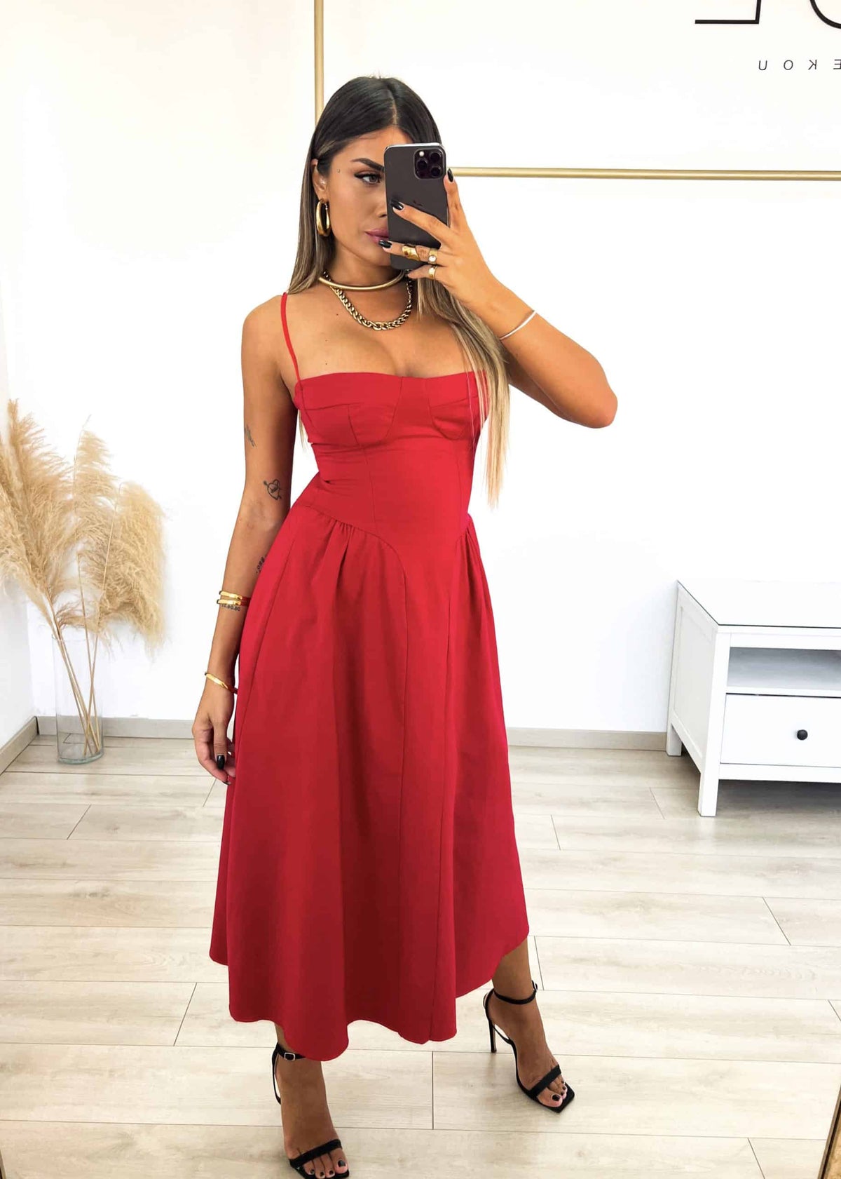 Marilyn Dress - Κόκκινο