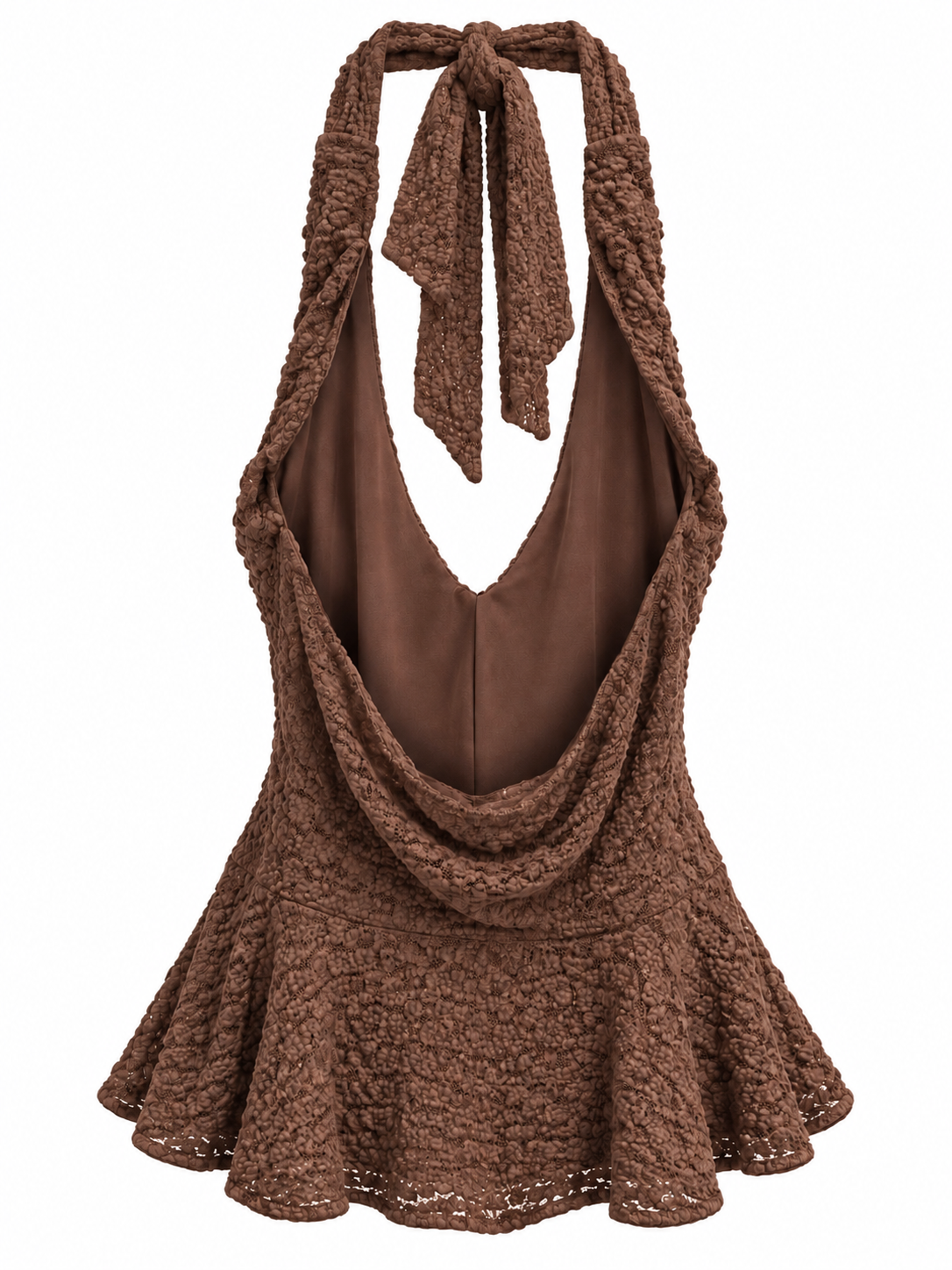Flassy Top - Καφέ-thumbmail-2