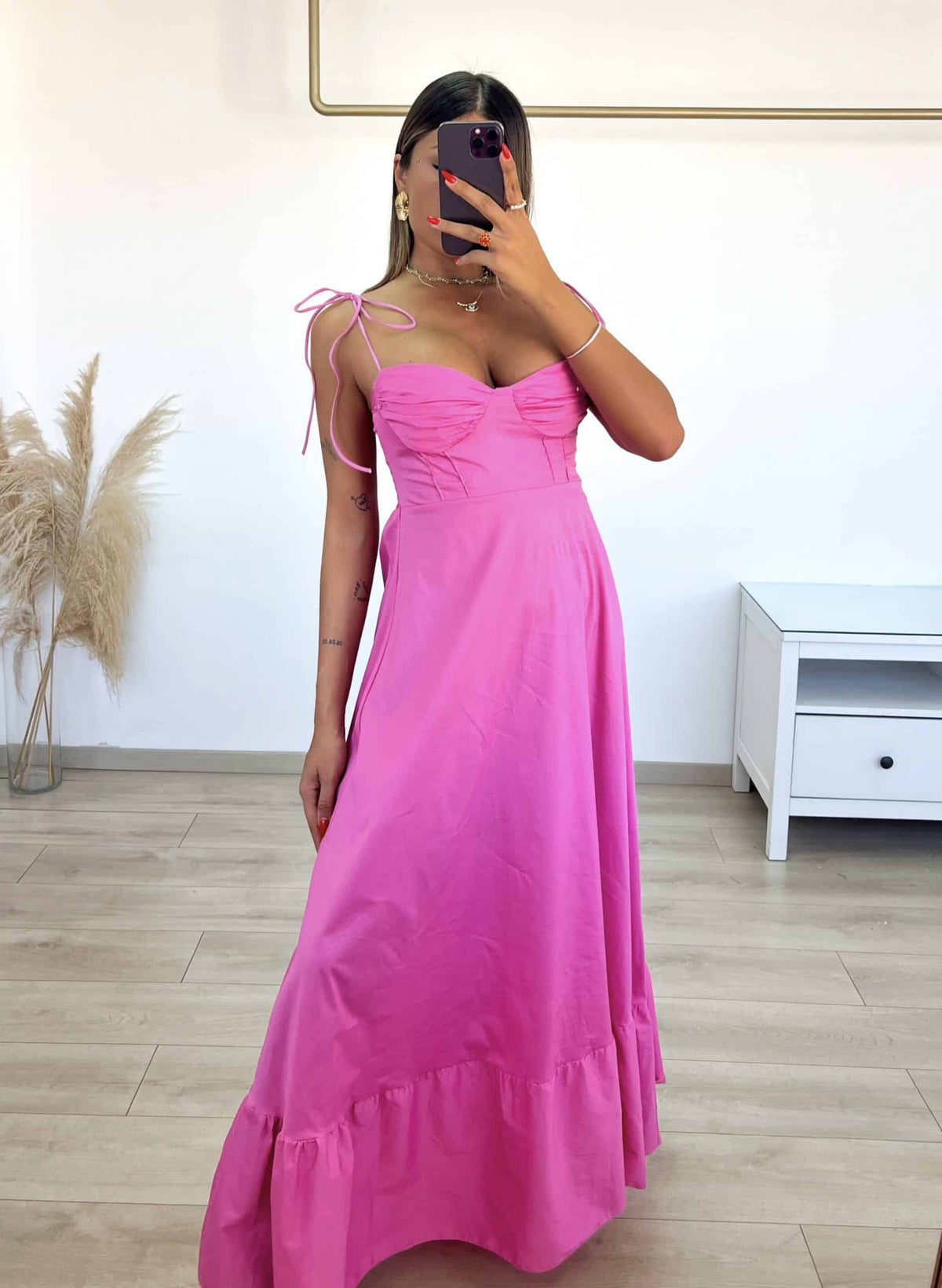 Helen Dress - Ροζ-thumbmail-3