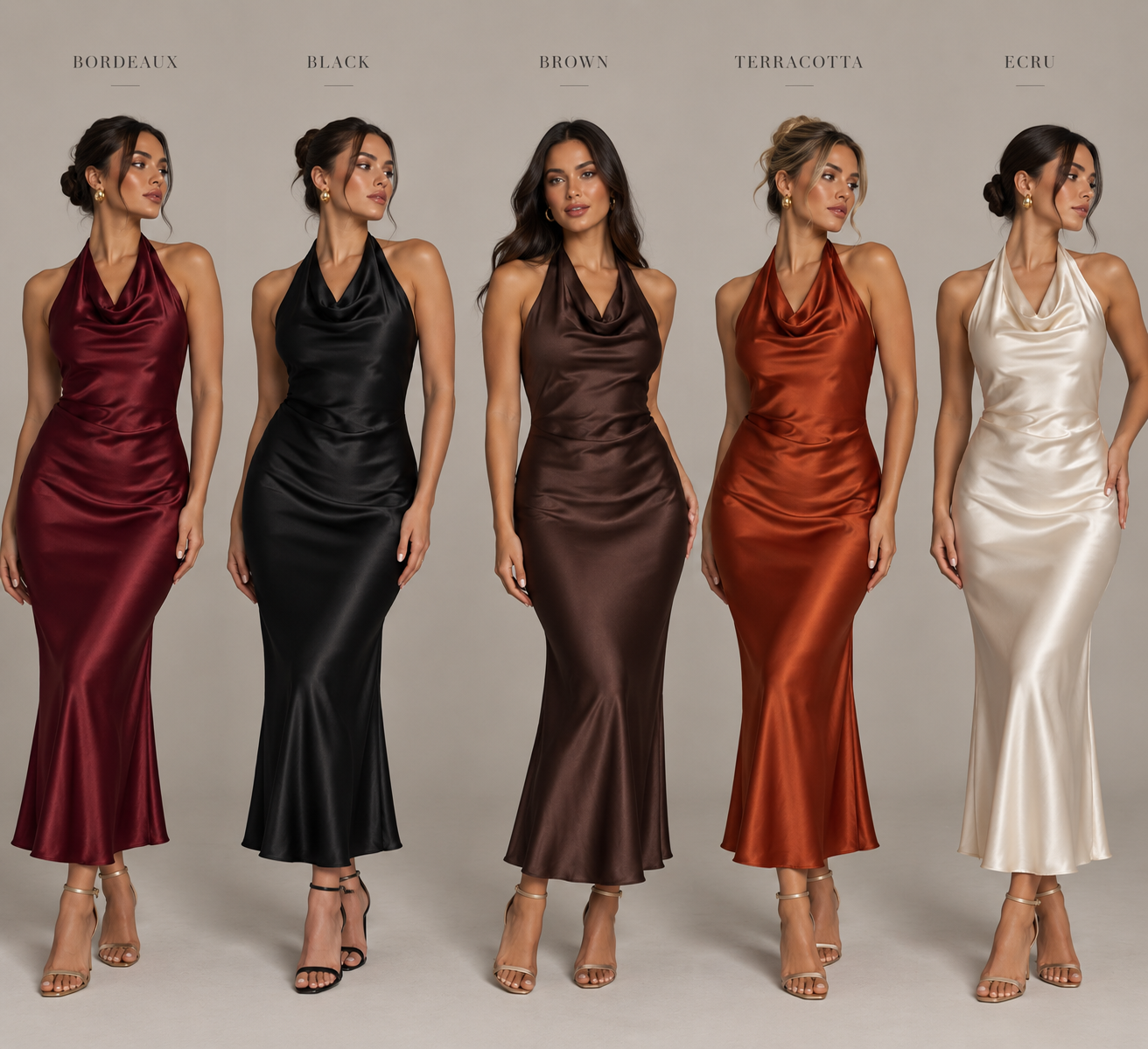 Zenia Dress - Εκρού-thumbmail-3