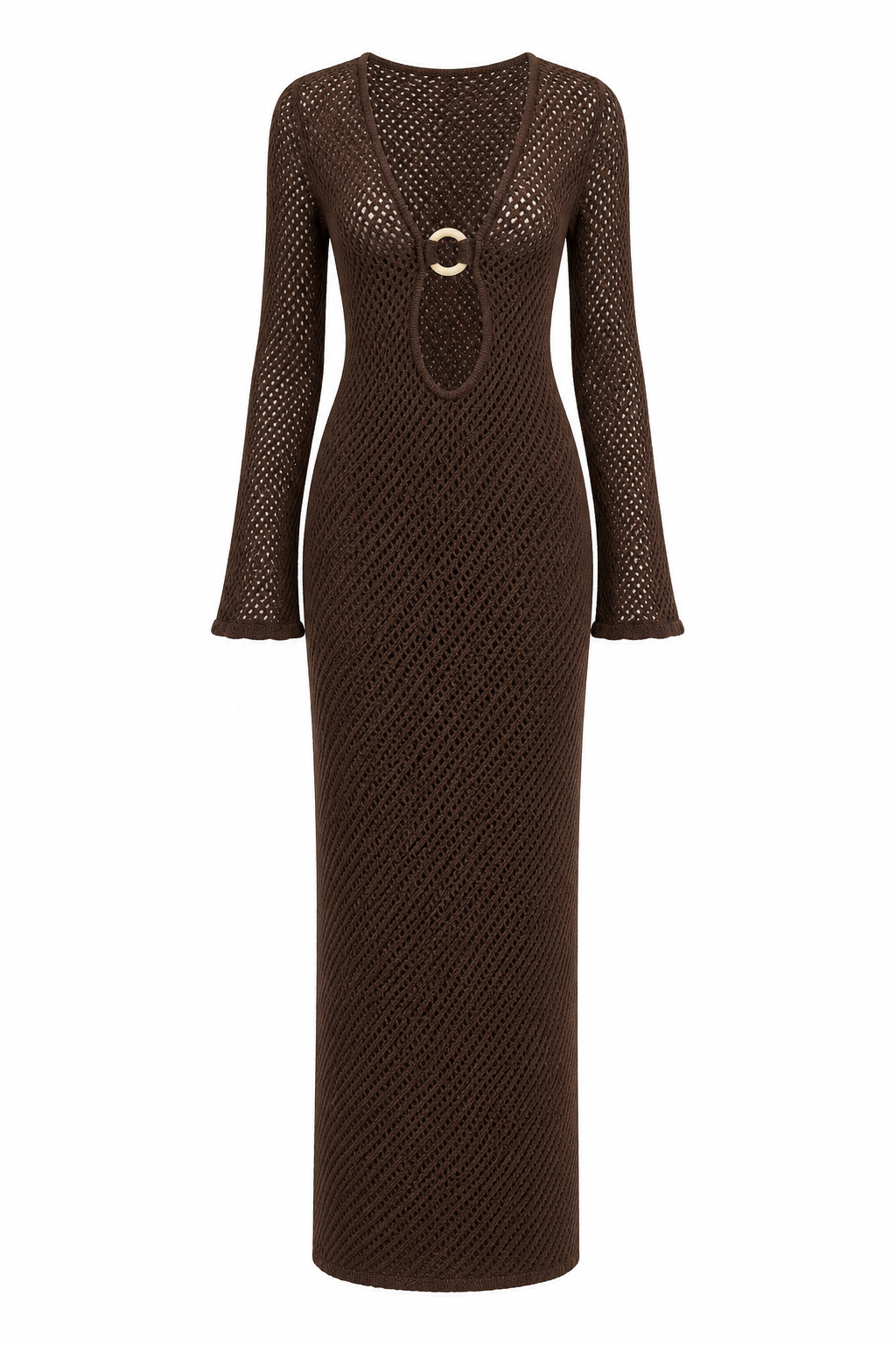 Mulan Dress - Καφέ